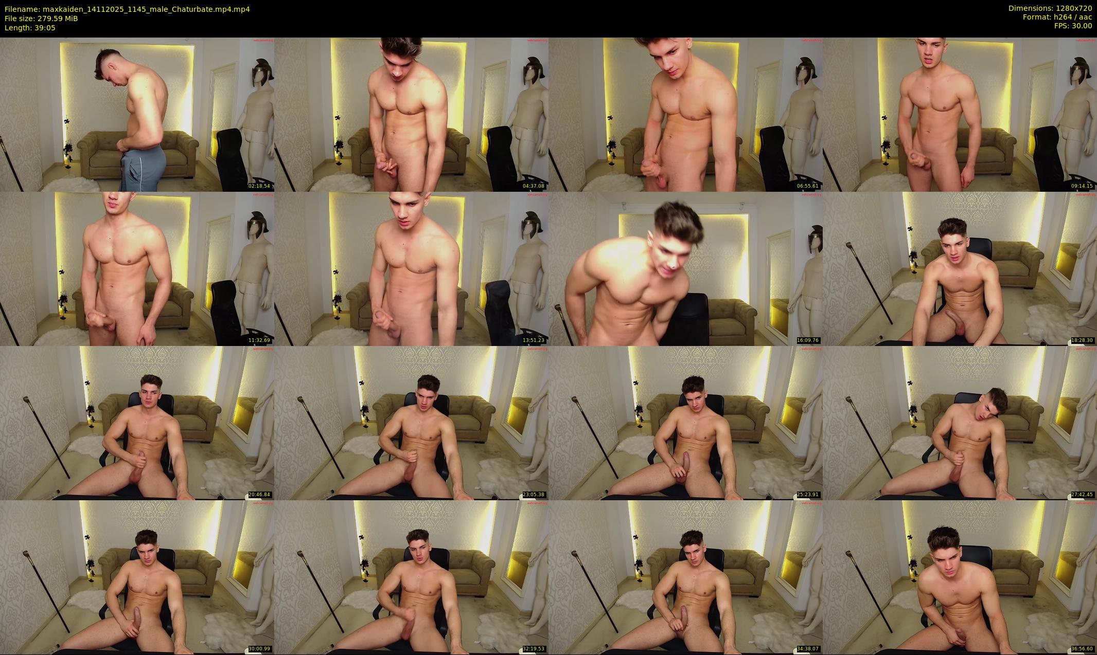 maxkaiden — 40 minute Chaturbate male cam show recording, 720p, Nov 14, 2025