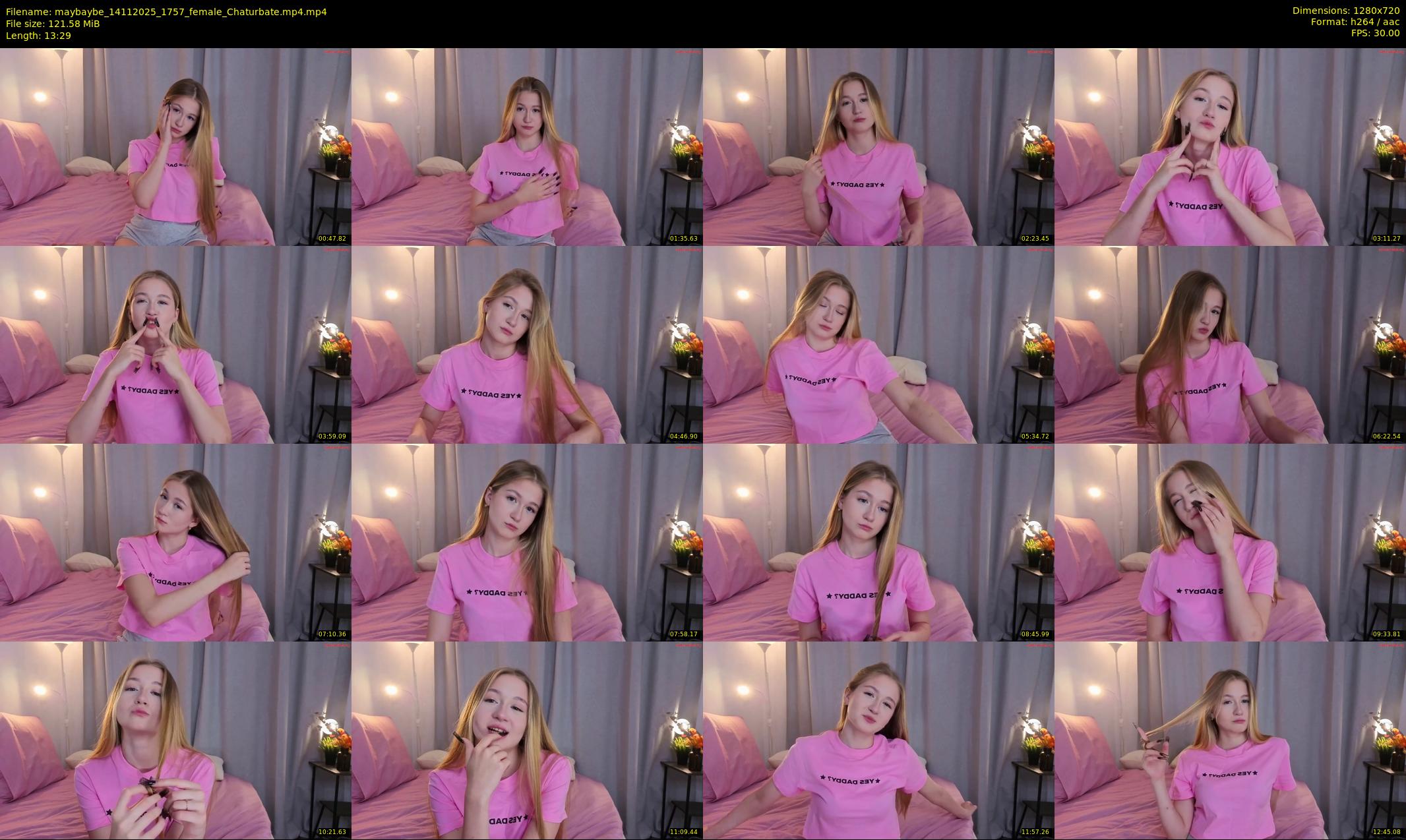 maybaybe — 14 minute Chaturbate female cam show recording, 720p, Nov 14, 2025