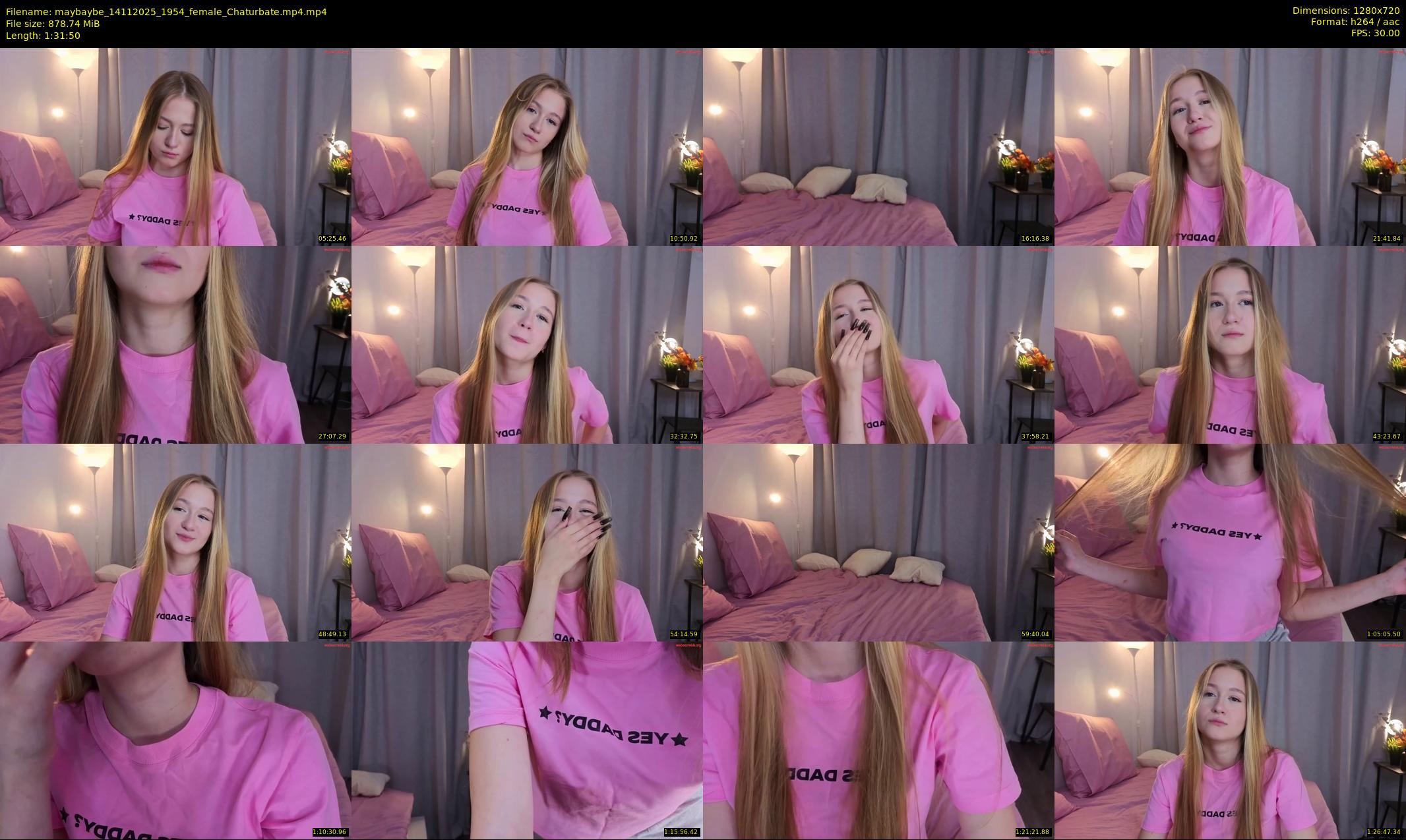 maybaybe — 92 minute Chaturbate female cam show recording, 720p, Nov 14, 2025