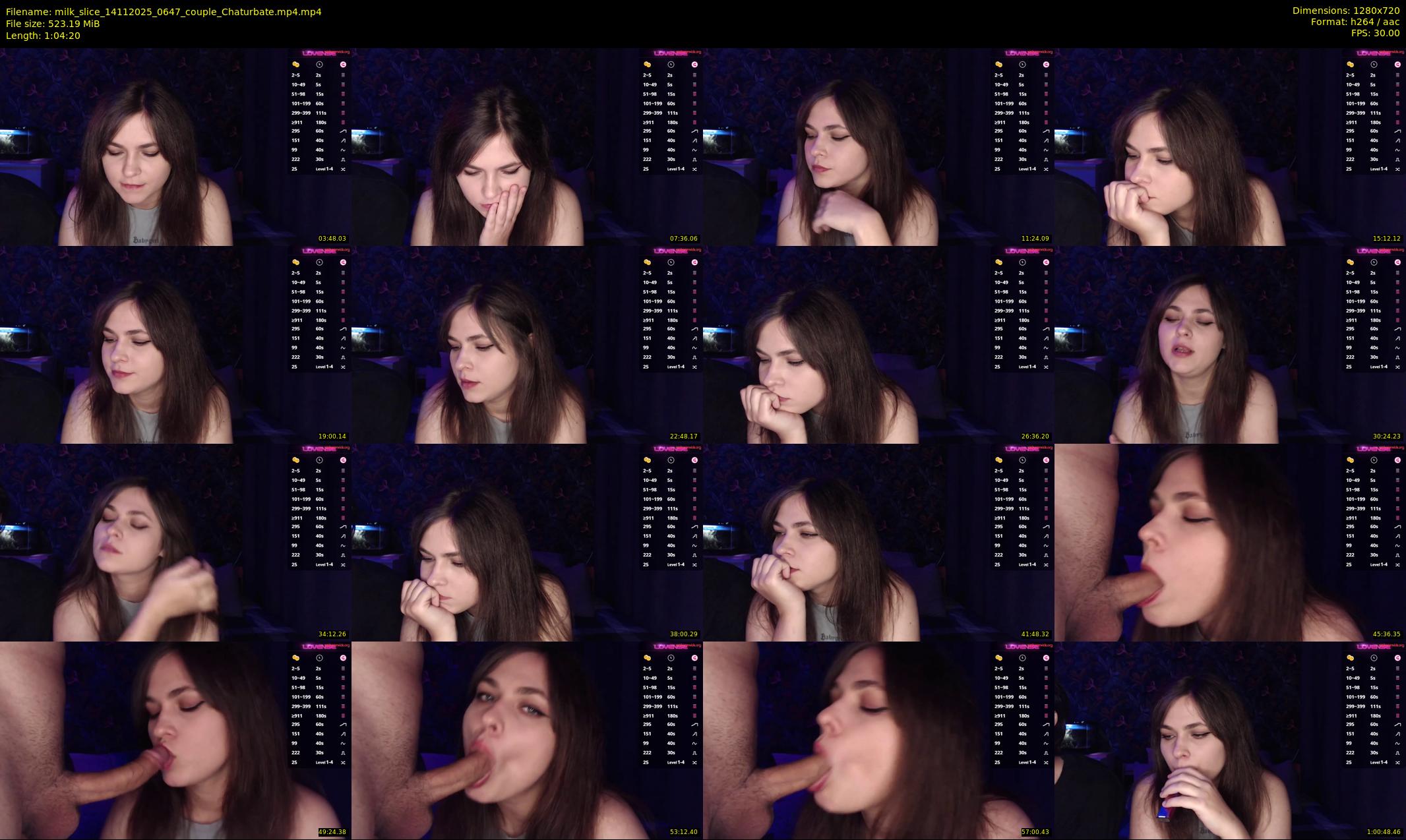 milk_slice — 65 minute Chaturbate couple cam show recording, 720p, Nov 14, 2025