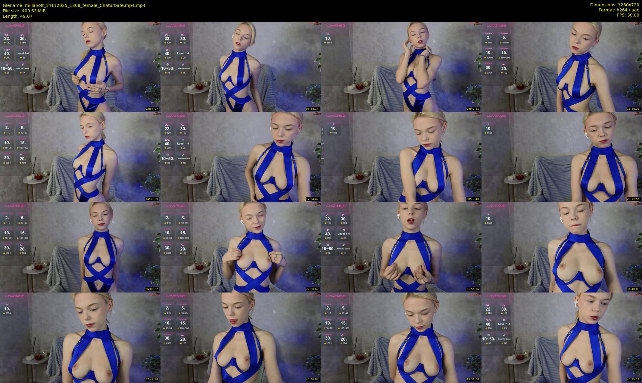 millaholt — 50 minute Chaturbate female cam show recording, 720p, Nov 14, 2025