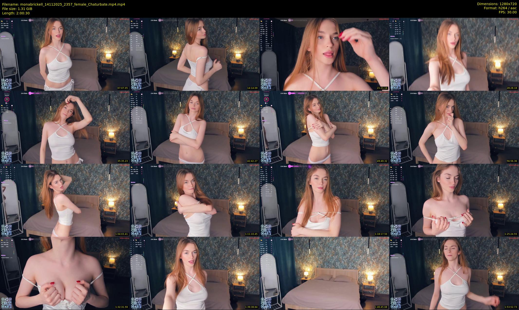 monabrickell — 121 minute Chaturbate female cam show recording, 720p, Nov 14, 2025
