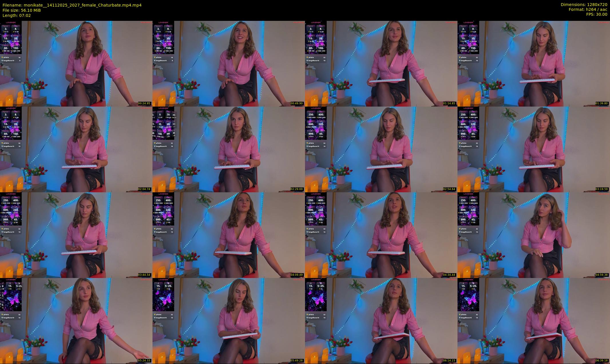 monikate_ — 8 minute Chaturbate couple cam show recording, 720p, Nov 14, 2025