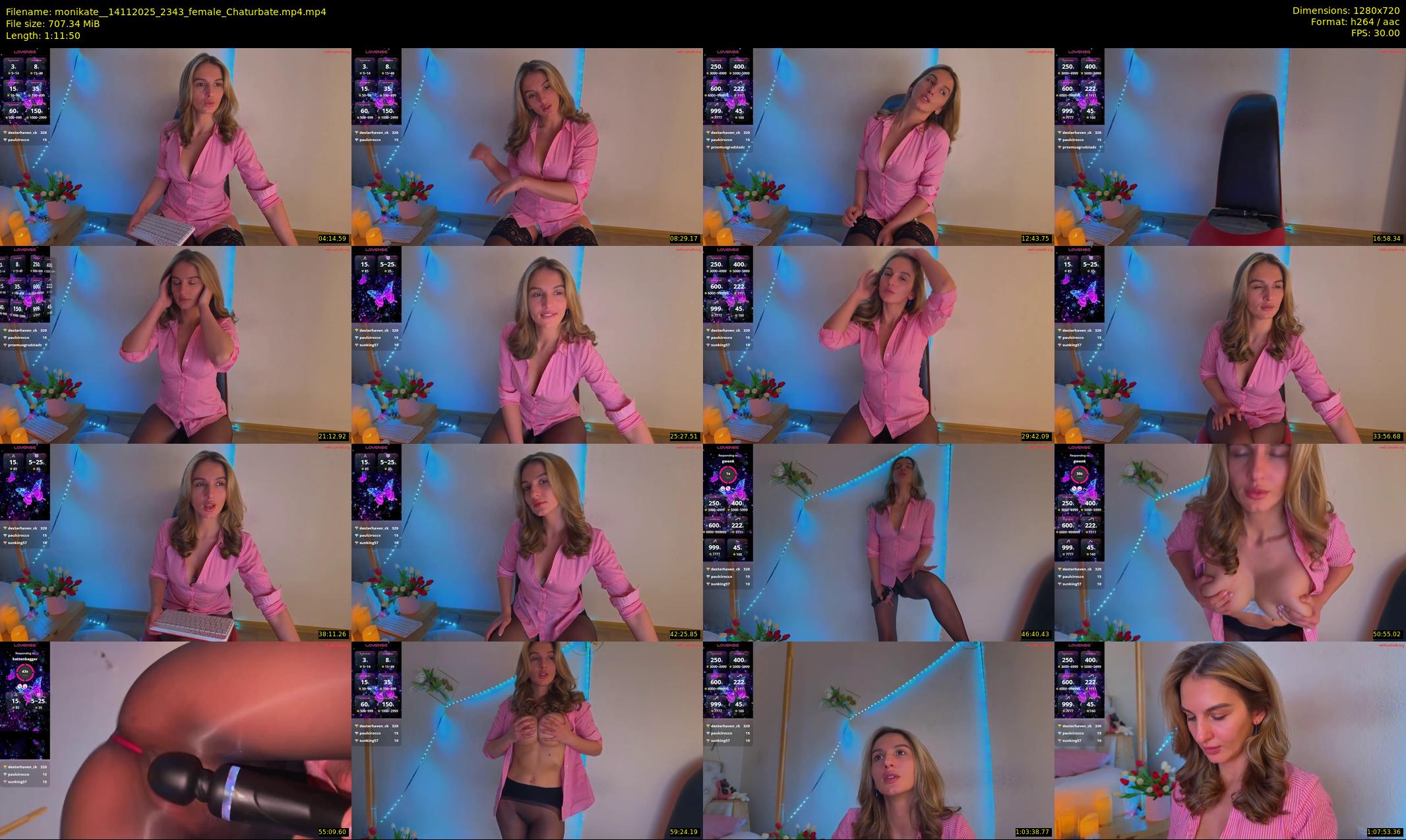 monikate_ — 72 minute Chaturbate couple cam show recording, 720p, Nov 14, 2025