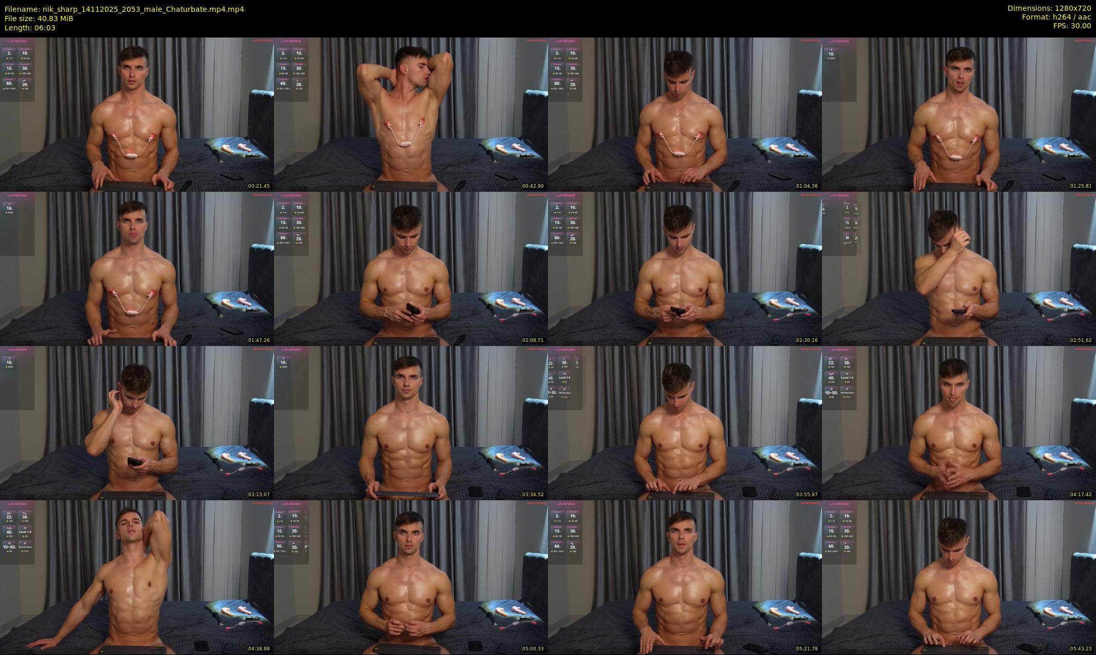 nik_sharp — 7 minute Chaturbate male cam show recording, 720p, Nov 14, 2025