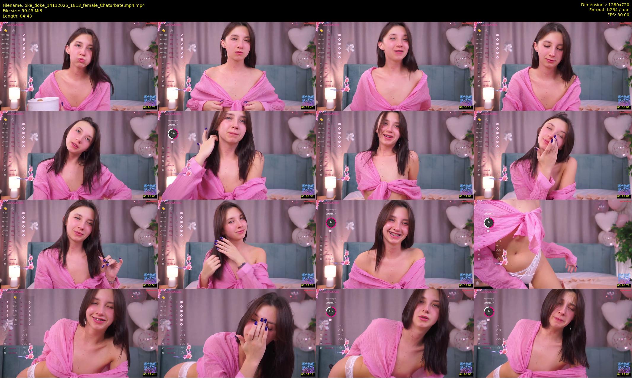 oke_doke — 5 minute Chaturbate female cam show recording, 720p, Nov 14, 2025