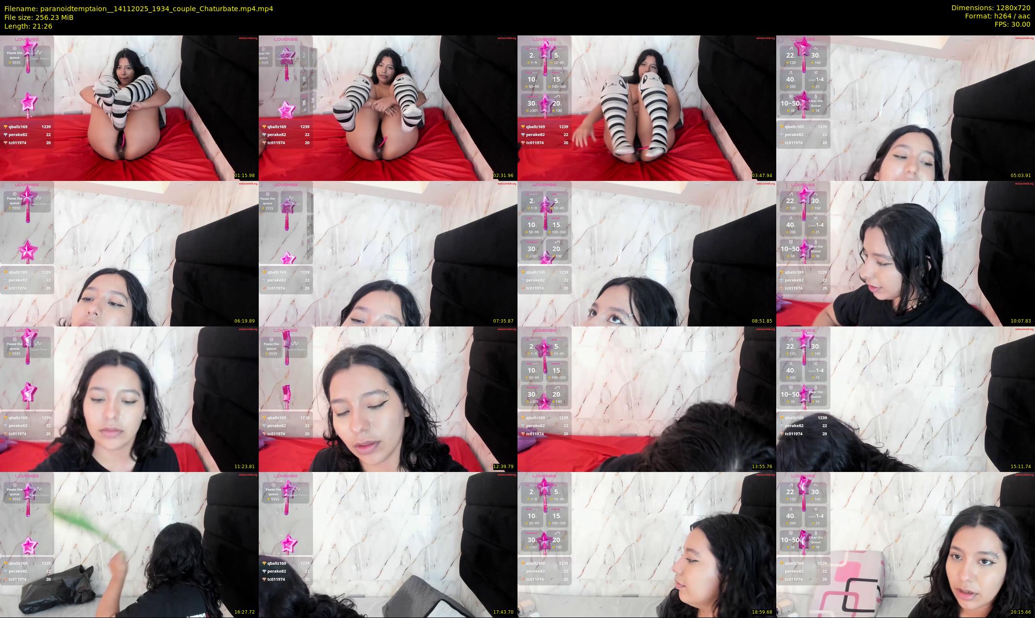 paranoidtemptaion_ — 22 minute Chaturbate couple cam show recording, 720p, Nov 14, 2025