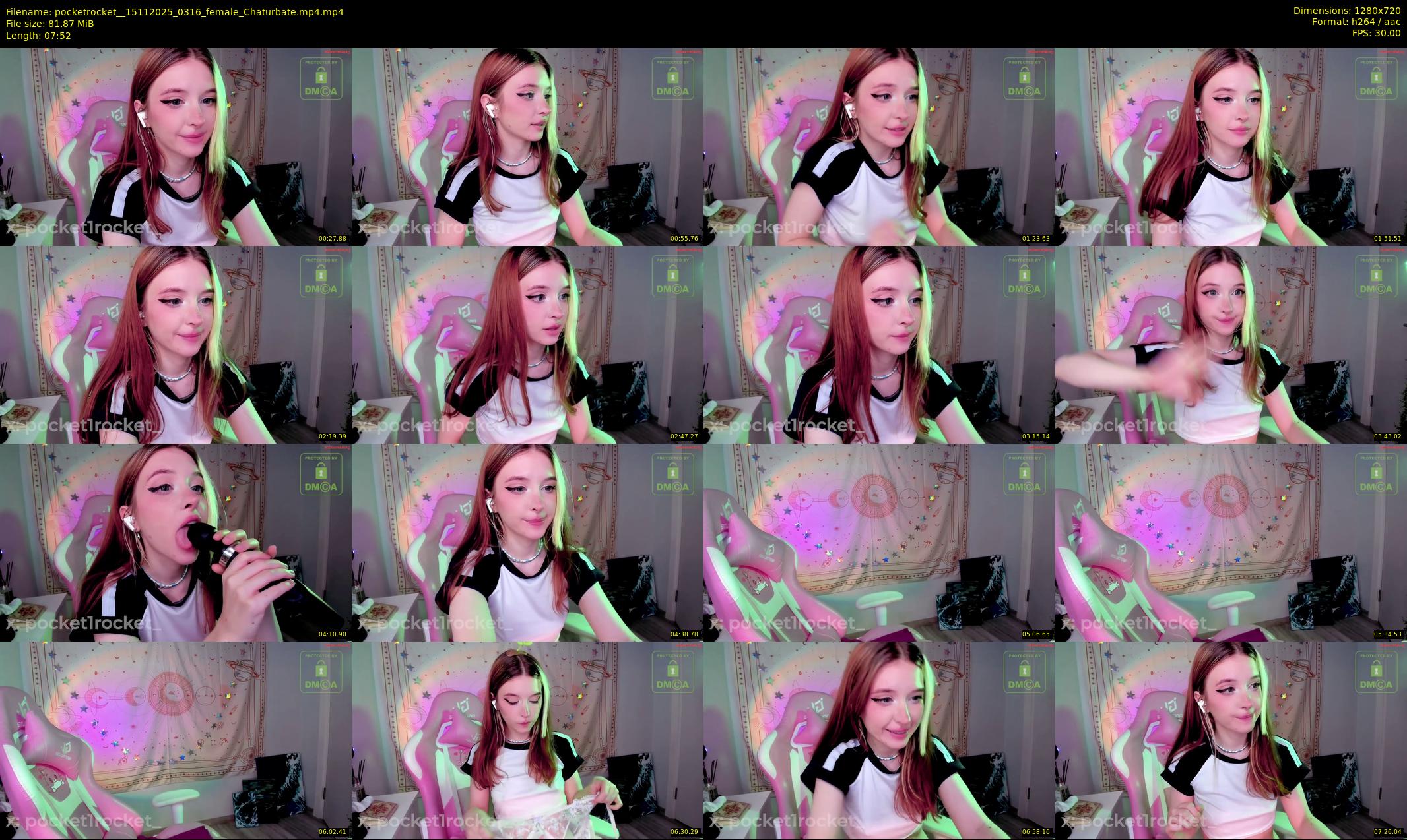 pocketrocket_ — 8 minute Chaturbate female cam show recording, 720p, Nov 15, 2025