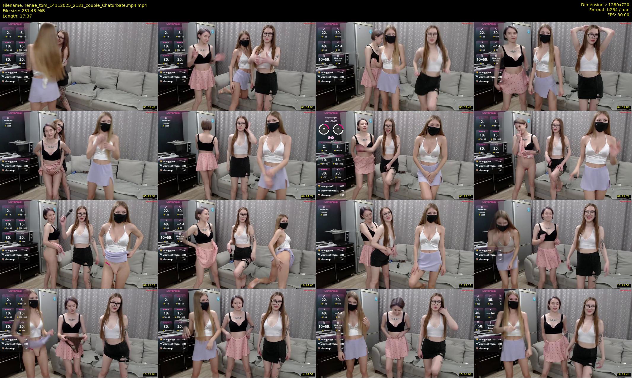 renae_tom — 18 minute Chaturbate couple cam show recording, 720p, Nov 14, 2025
