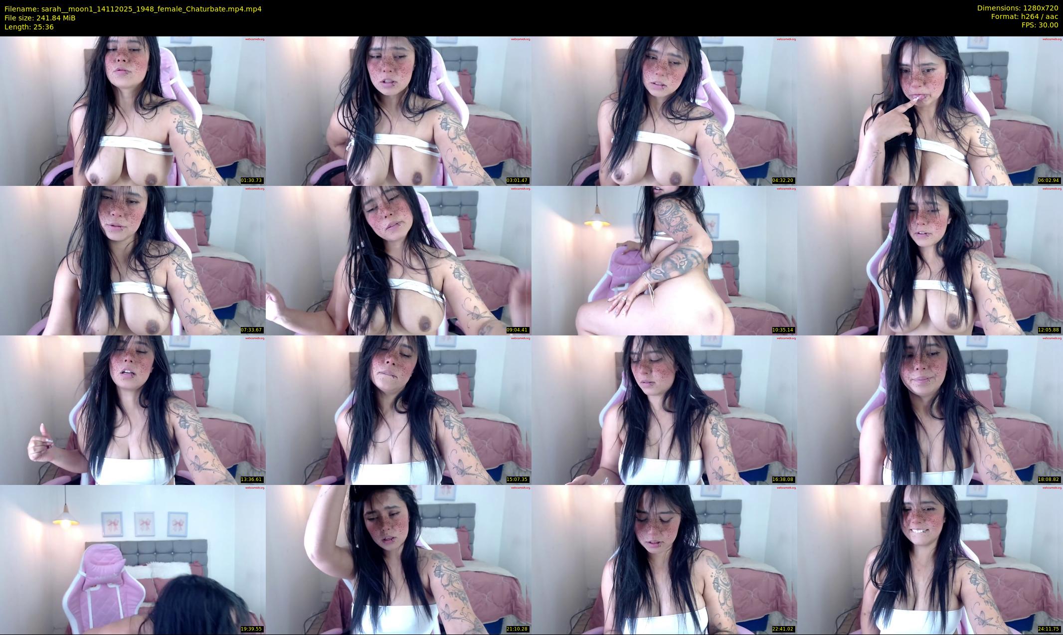 sarah__moon1 — 26 minute Chaturbate female cam show recording, 720p, Nov 14, 2025