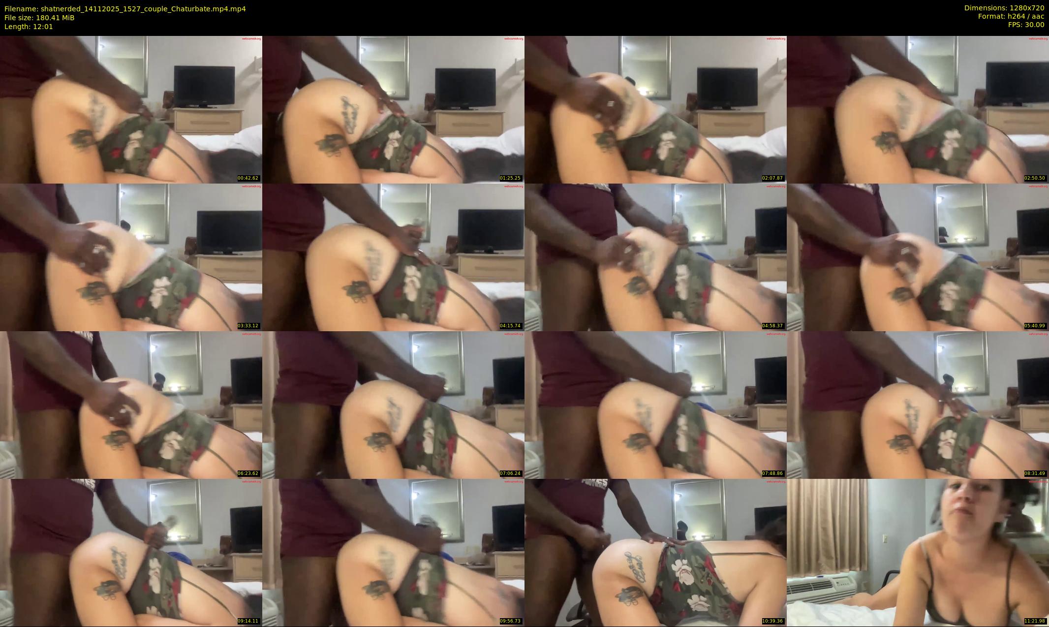 shatnerded — 13 minute Chaturbate couple cam show recording, 720p, Nov 14, 2025