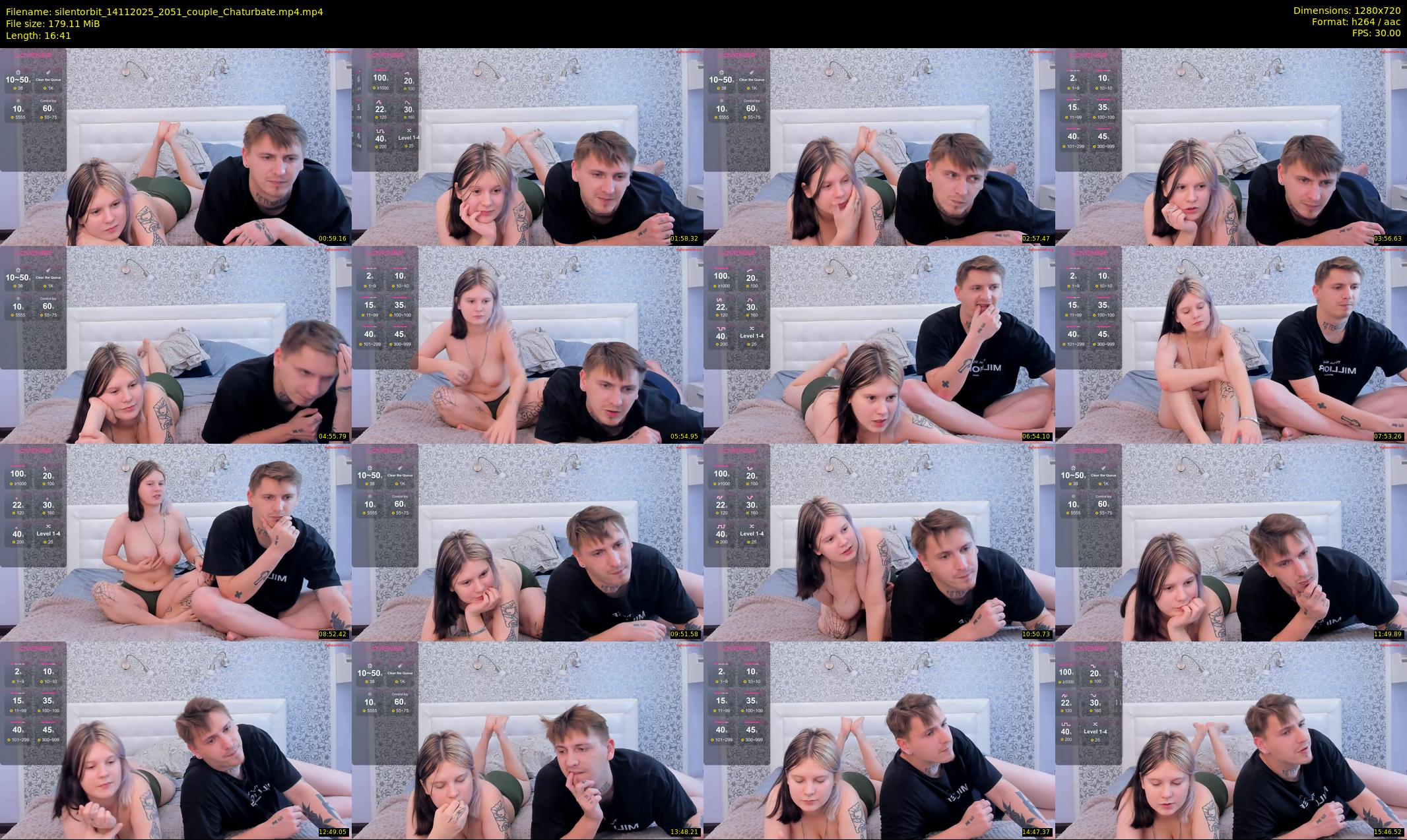 silentorbit — 17 minute Chaturbate couple cam show recording, 720p, Nov 14, 2025