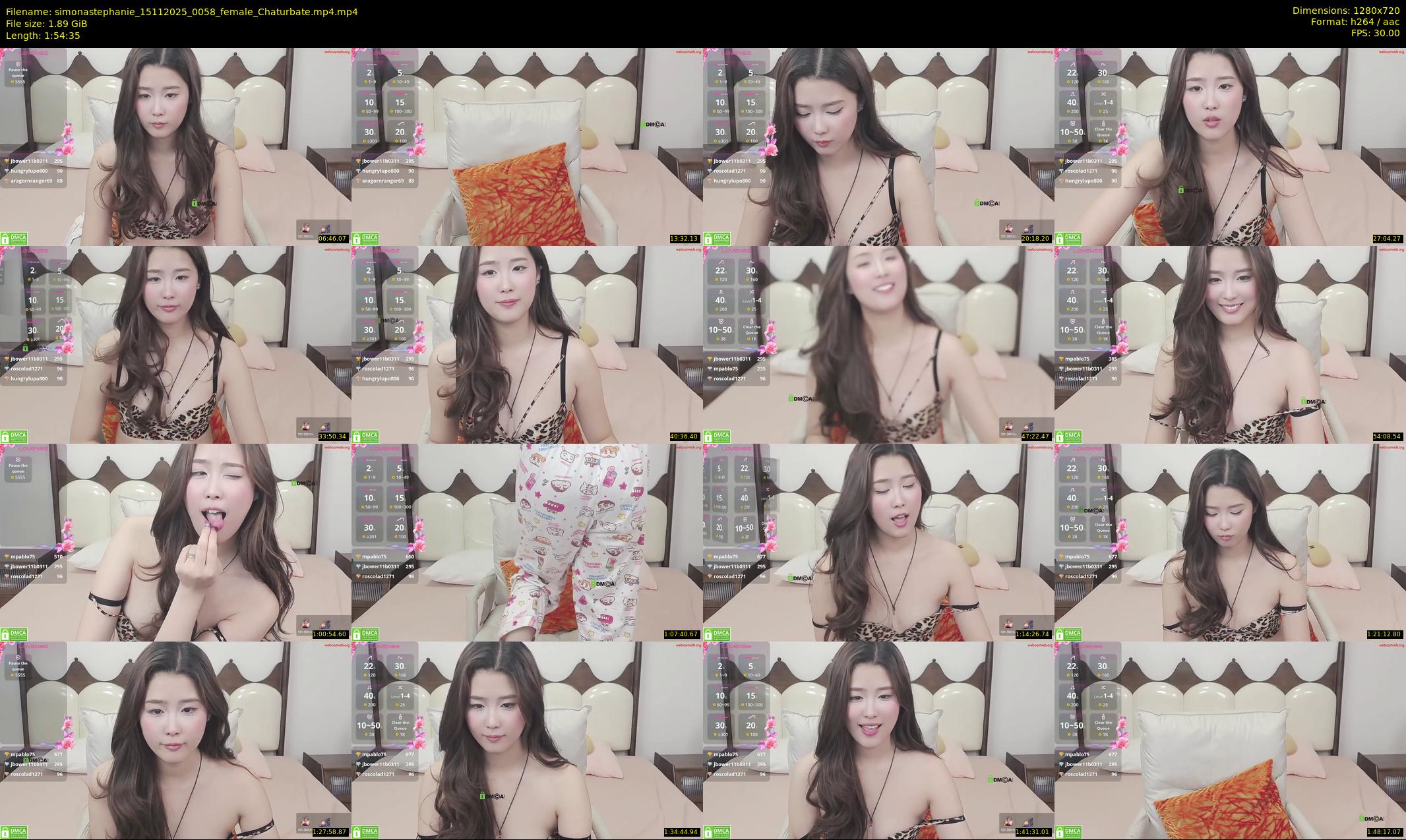 simonastephanie — 115 minute Chaturbate female cam show recording, 720p, Nov 15, 2025
