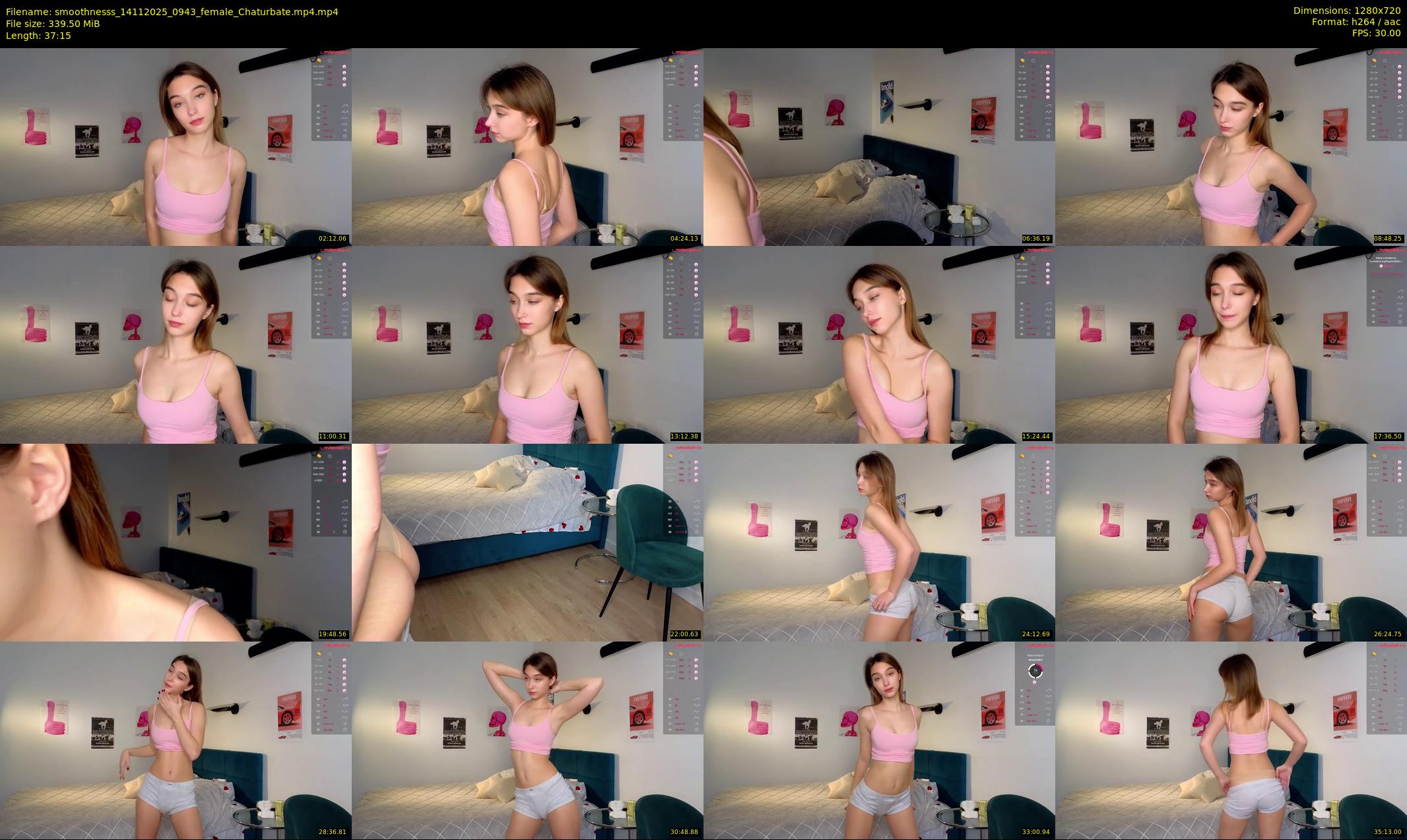 smoothnesss — 38 minute Chaturbate female cam show recording, 720p, Nov 14, 2025