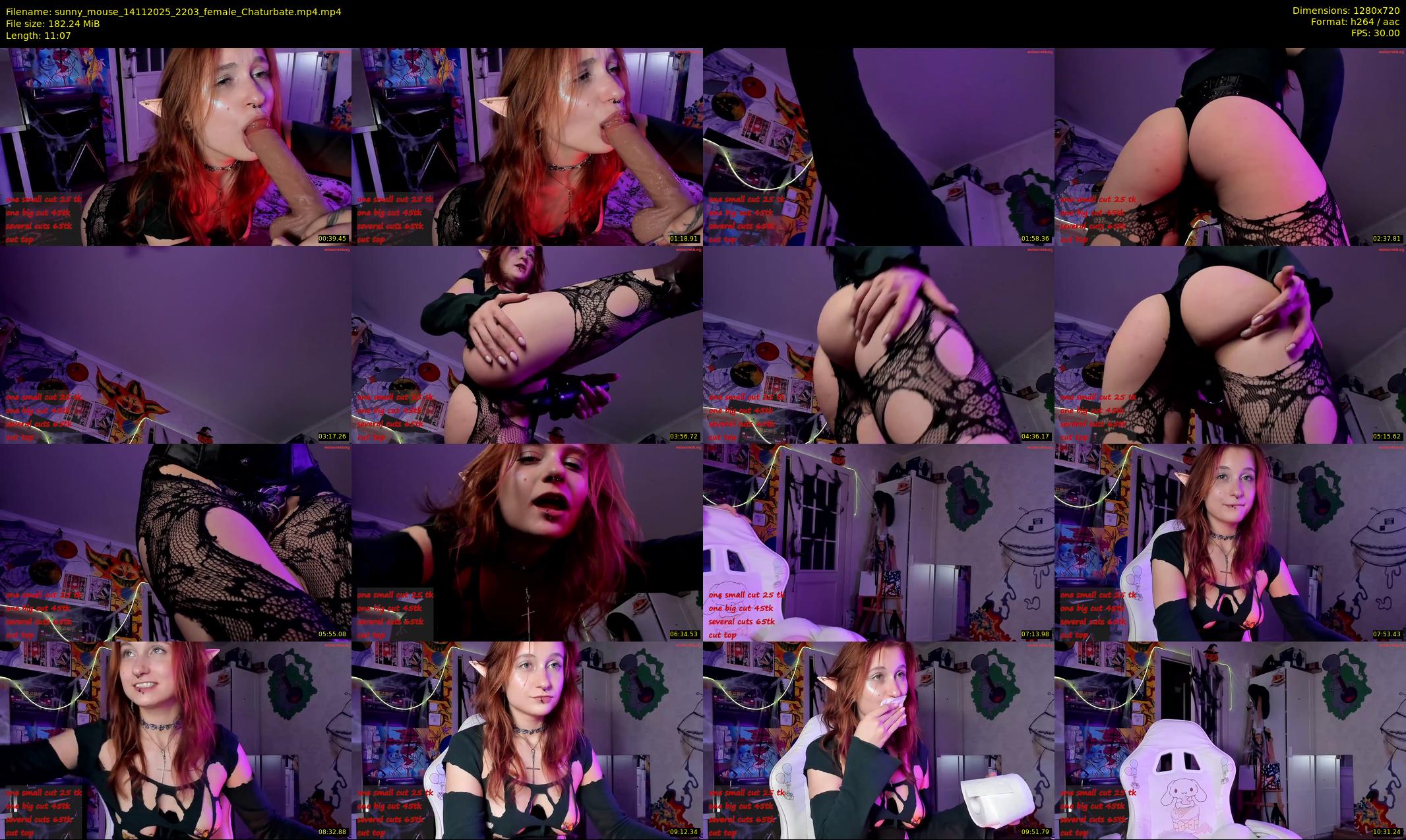 sunny_mouse — 12 minute Chaturbate female cam show recording, 720p, Nov 14, 2025