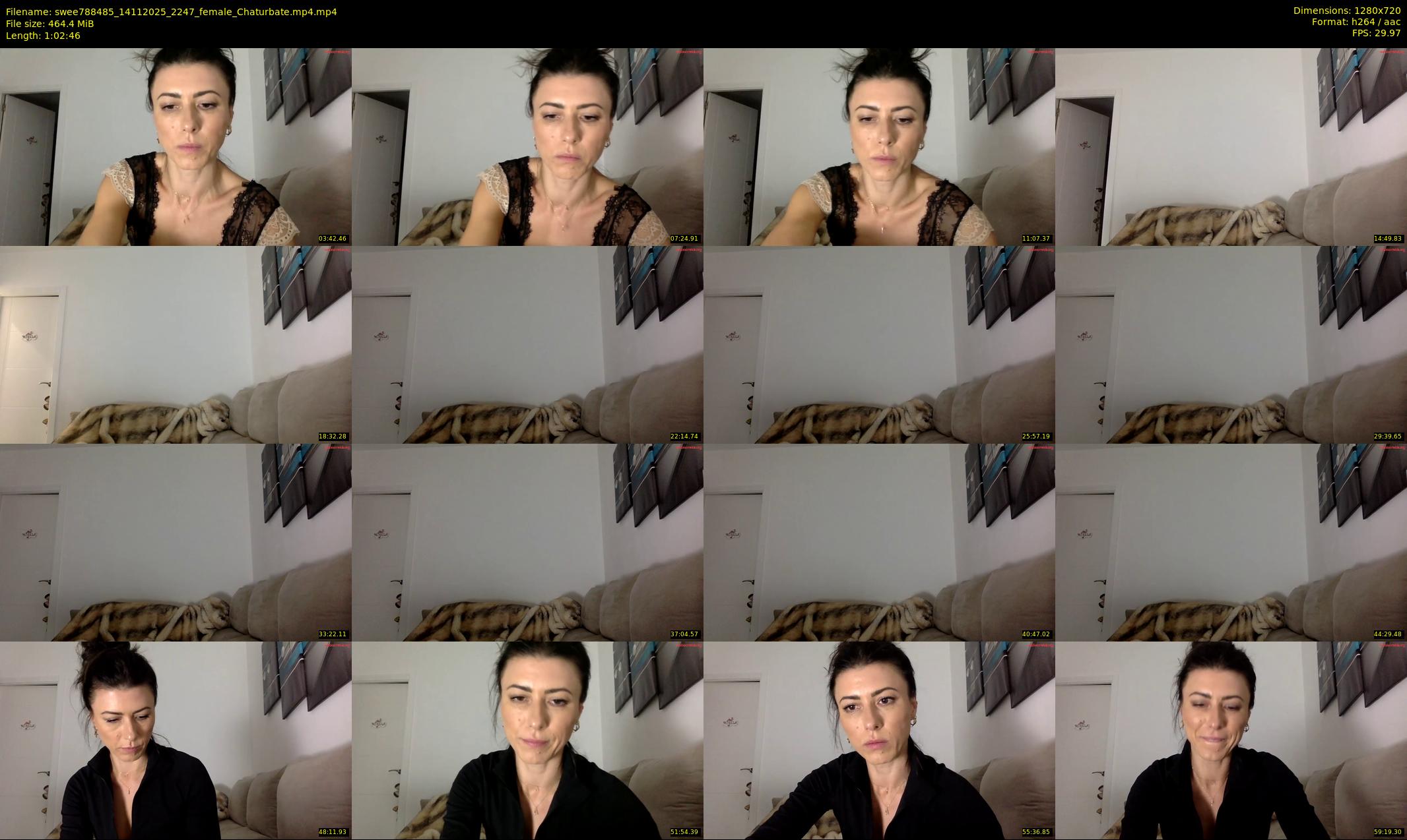 swee788485 — 63 minute Chaturbate female cam show recording, 720p, Nov 14, 2025
