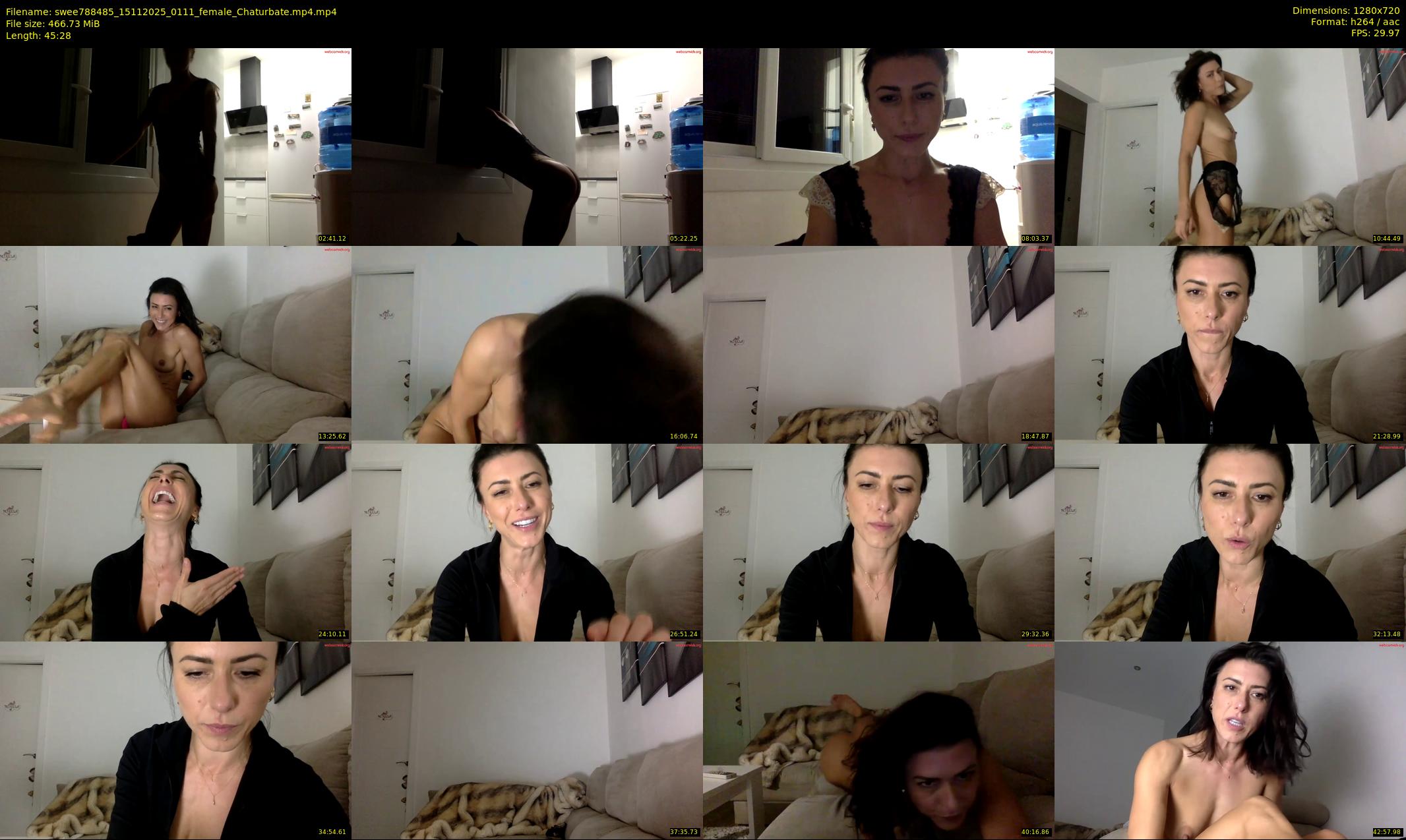 swee788485 — 46 minute Chaturbate female cam show recording, 720p, Nov 15, 2025