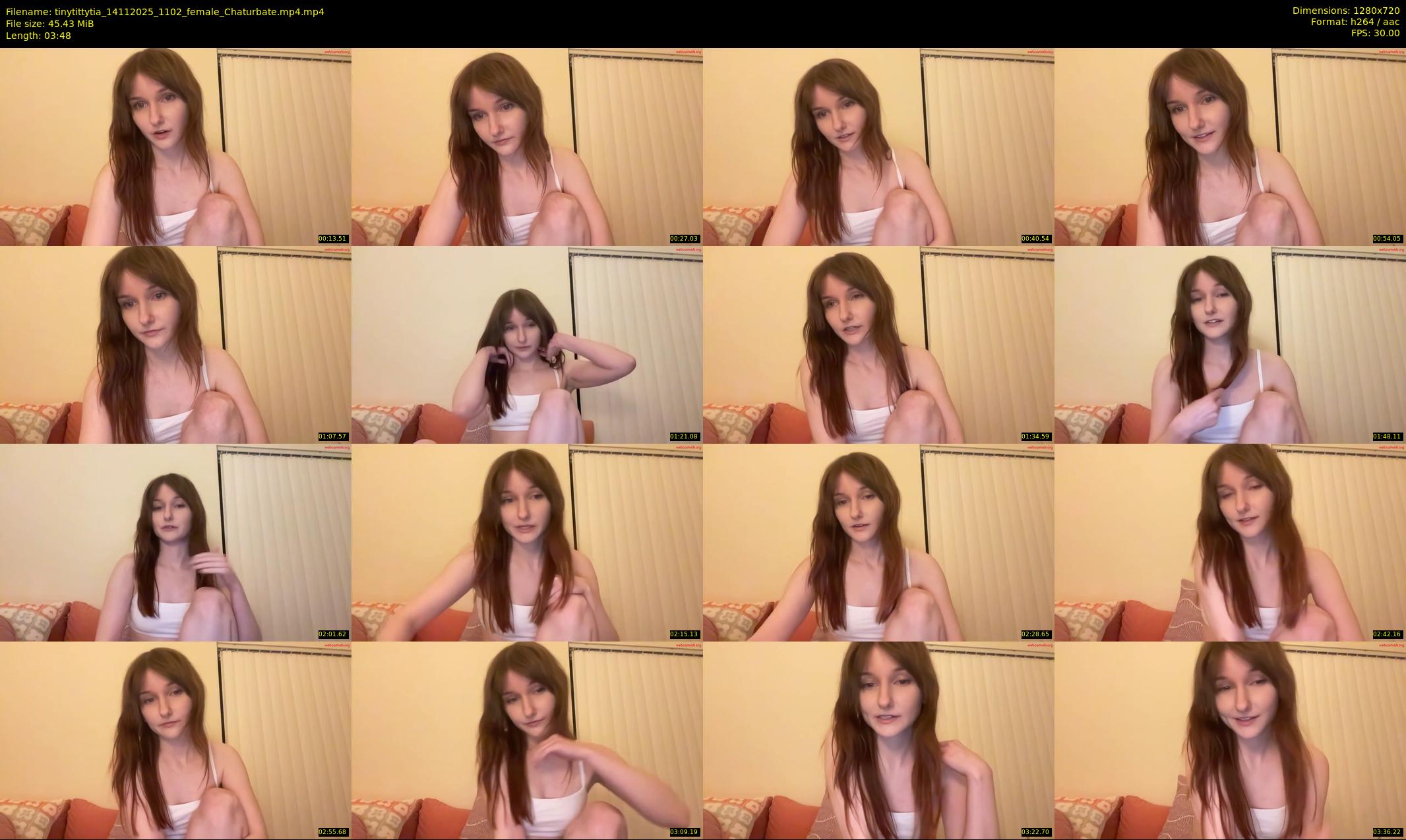 tinytittytia — 4 minute Chaturbate female cam show recording, 720p, Nov 14, 2025
