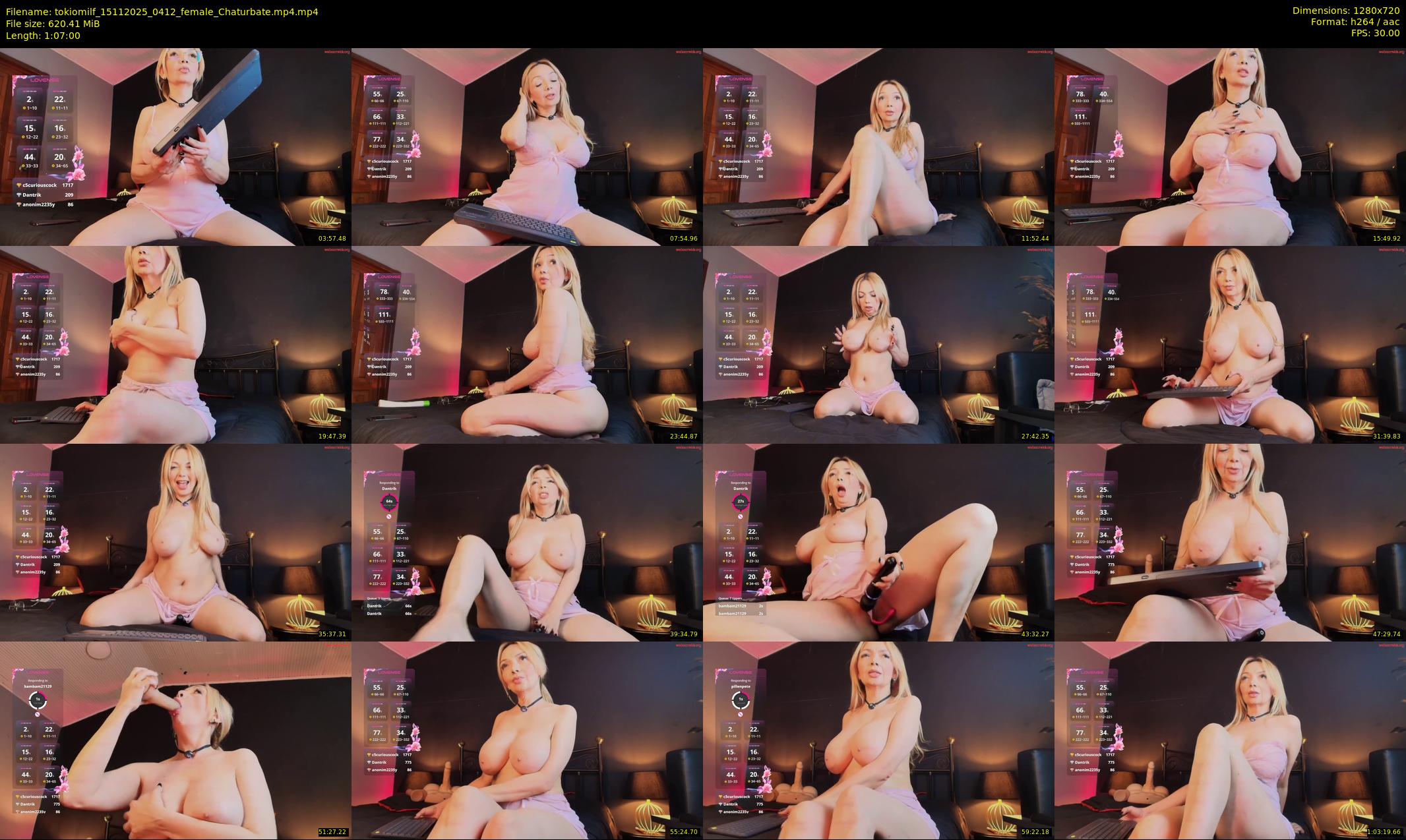 tokiomilf — 67 minute Chaturbate female cam show recording, 720p, Nov 15, 2025