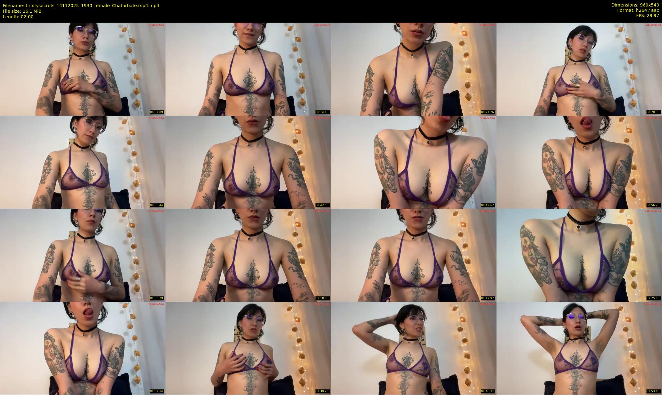trinitysecrets — 2 minute Chaturbate female cam show recording, 480p, Nov 14, 2025