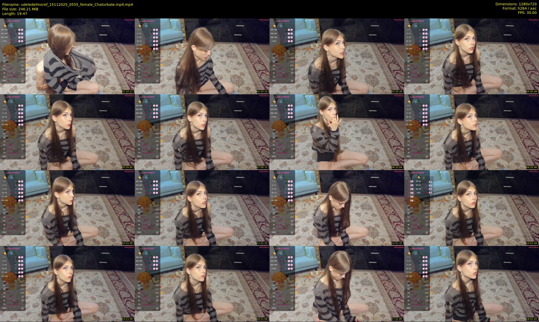 udeledelmoref — 20 minute Chaturbate female cam show recording, 720p, Nov 15, 2025