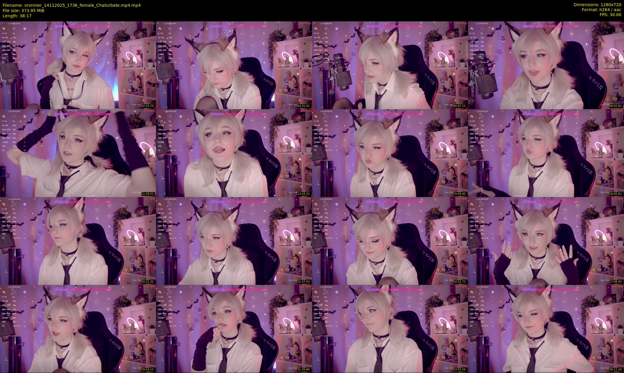 vronnier — 39 minute Chaturbate female cam show recording, 720p, Nov 14, 2025