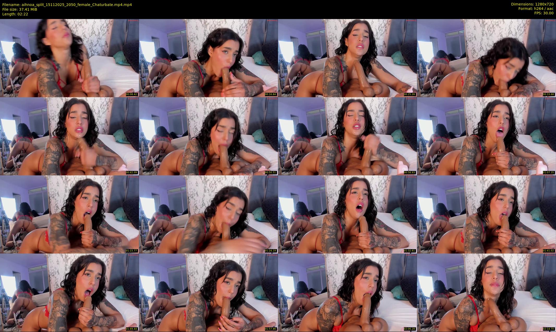 aihnoa_split — 3 minute Chaturbate female cam show recording, 720p, Nov 15, 2025