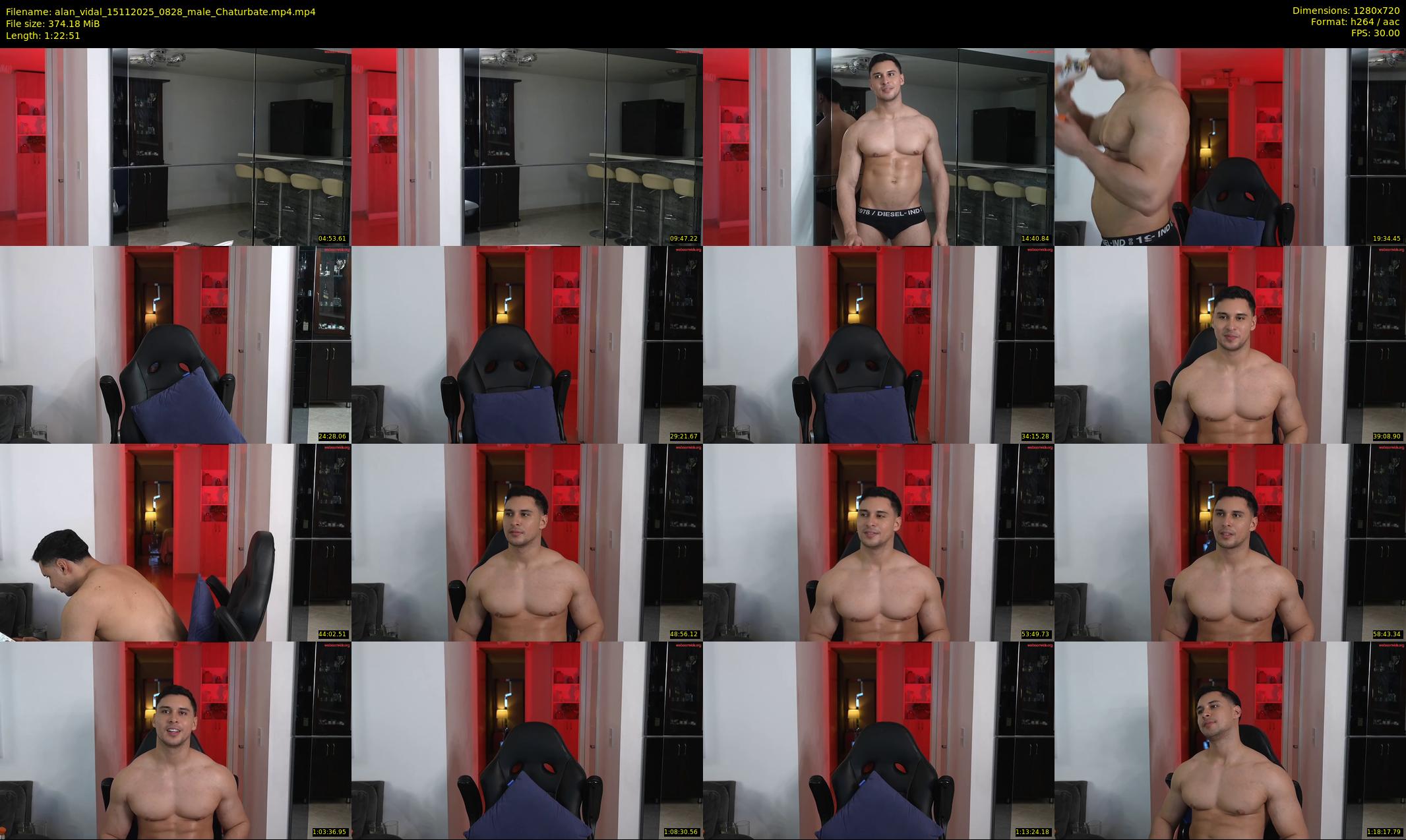 alan_vidal — 83 minute Chaturbate male cam show recording, 720p, Nov 15, 2025