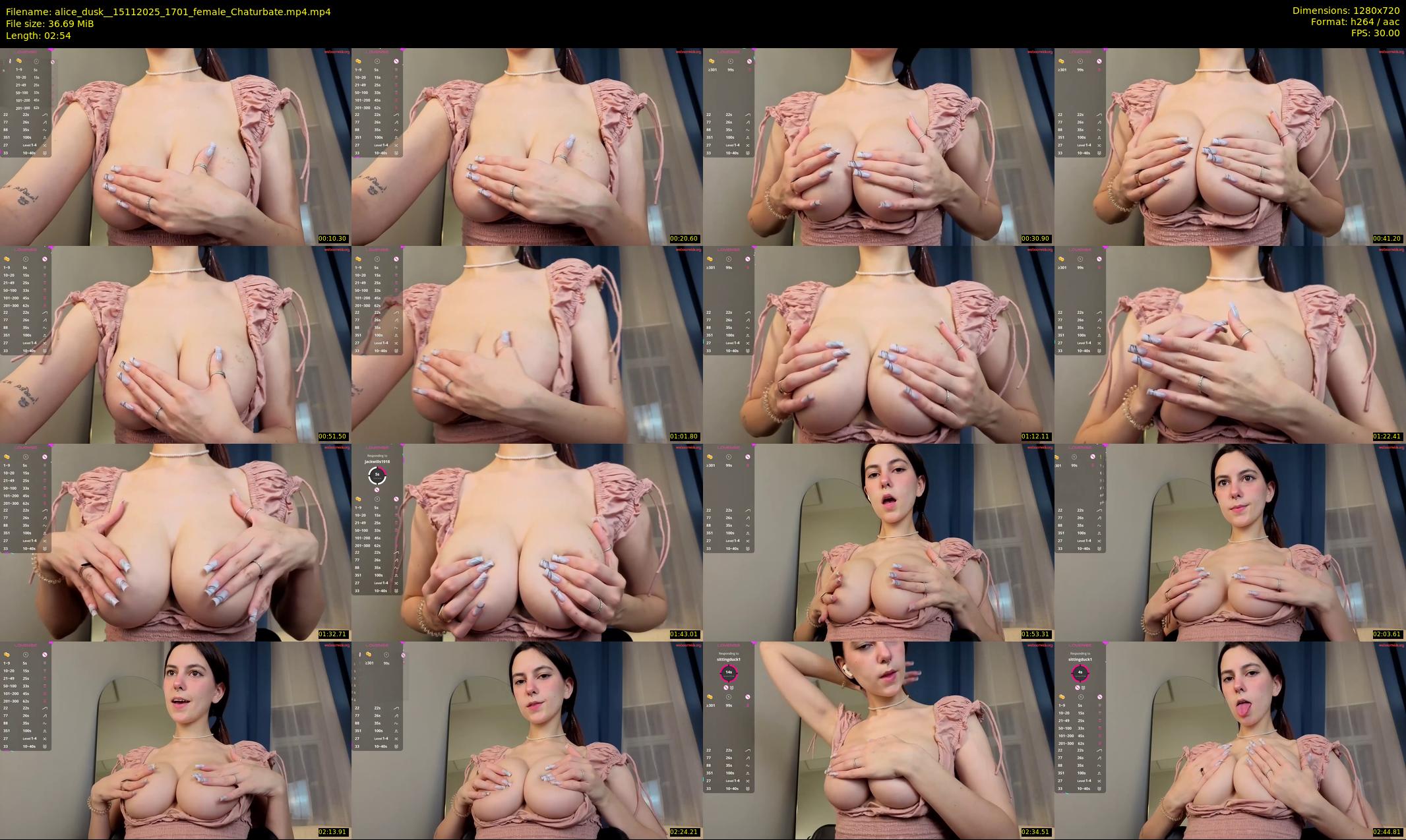 alice_dusk_ — 3 minute Chaturbate female cam show recording, 720p, Nov 15, 2025