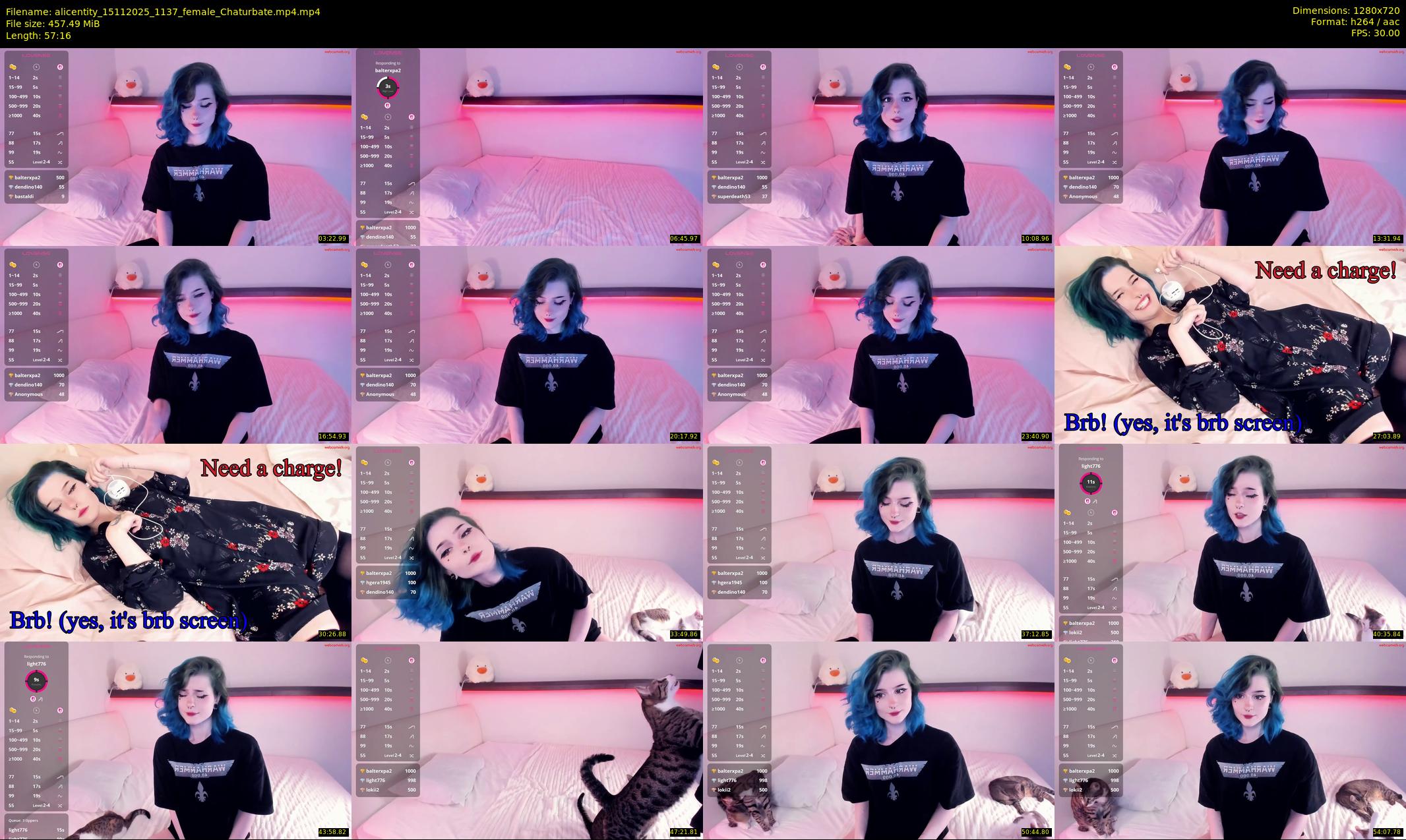 alicentity — 58 minute Chaturbate female cam show recording, 720p, Nov 15, 2025