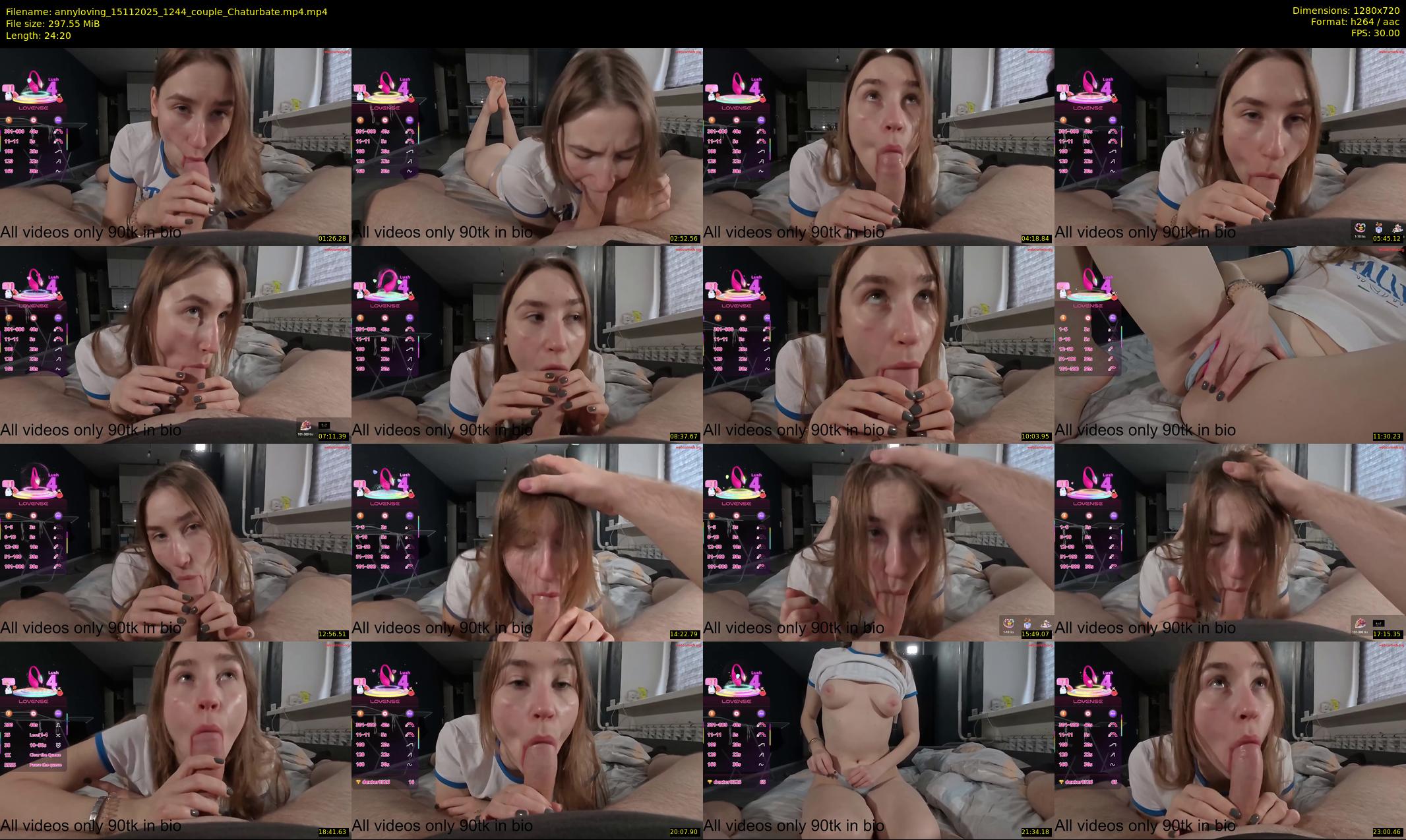 annyloving — 25 minute Chaturbate couple cam show recording, 720p, Nov 15, 2025