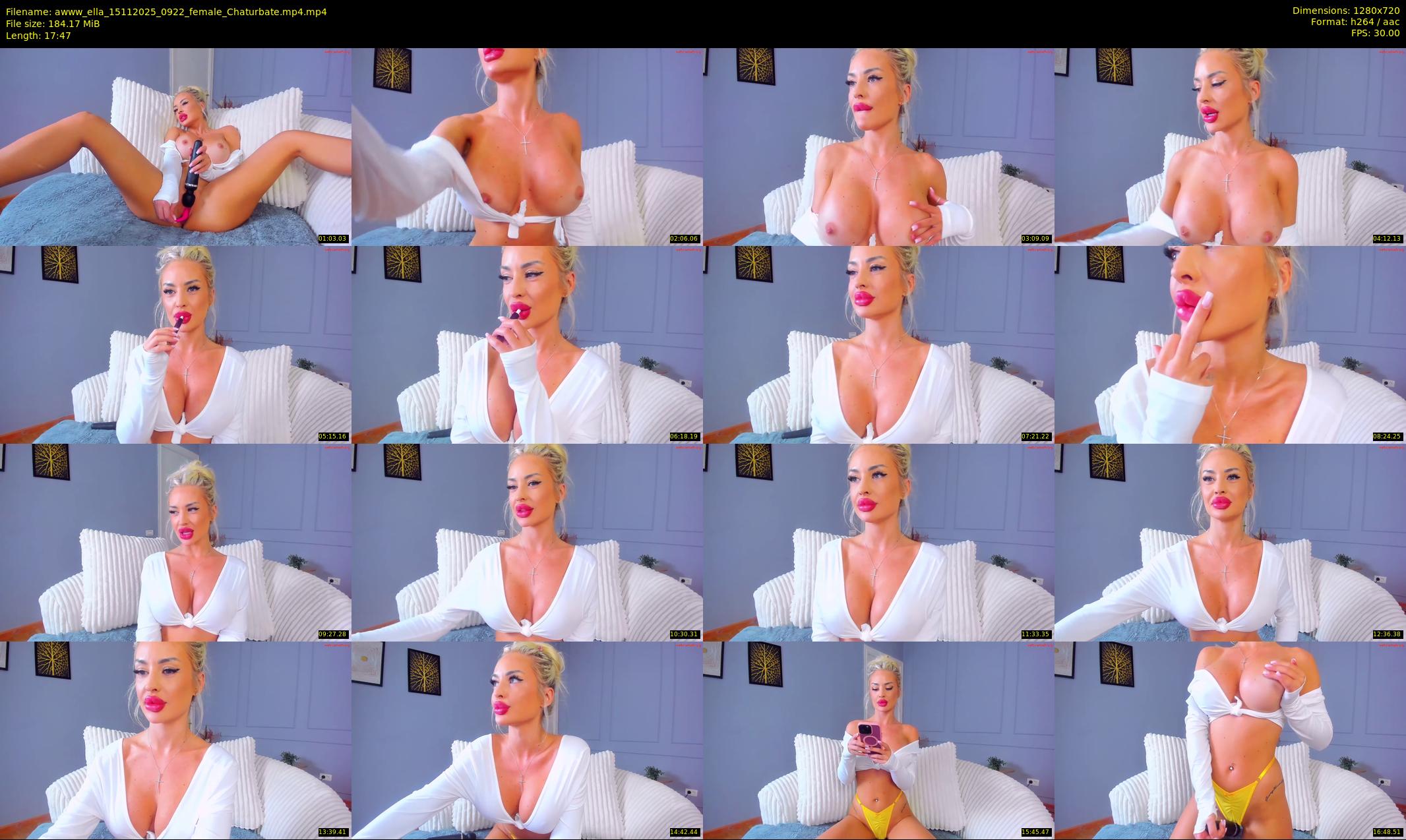 awww_ella — 18 minute Chaturbate female cam show recording, 720p, Nov 15, 2025