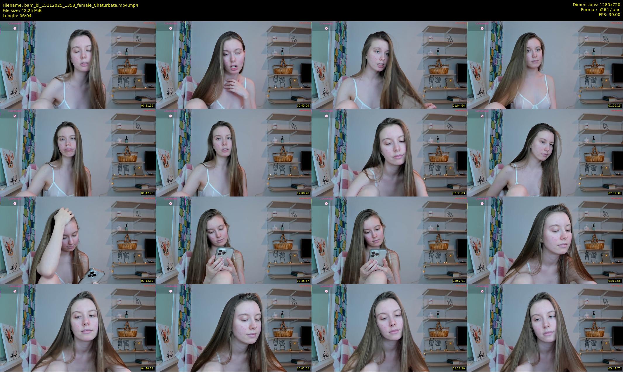 bam_bi — 7 minute Chaturbate female cam show recording, 720p, Nov 15, 2025