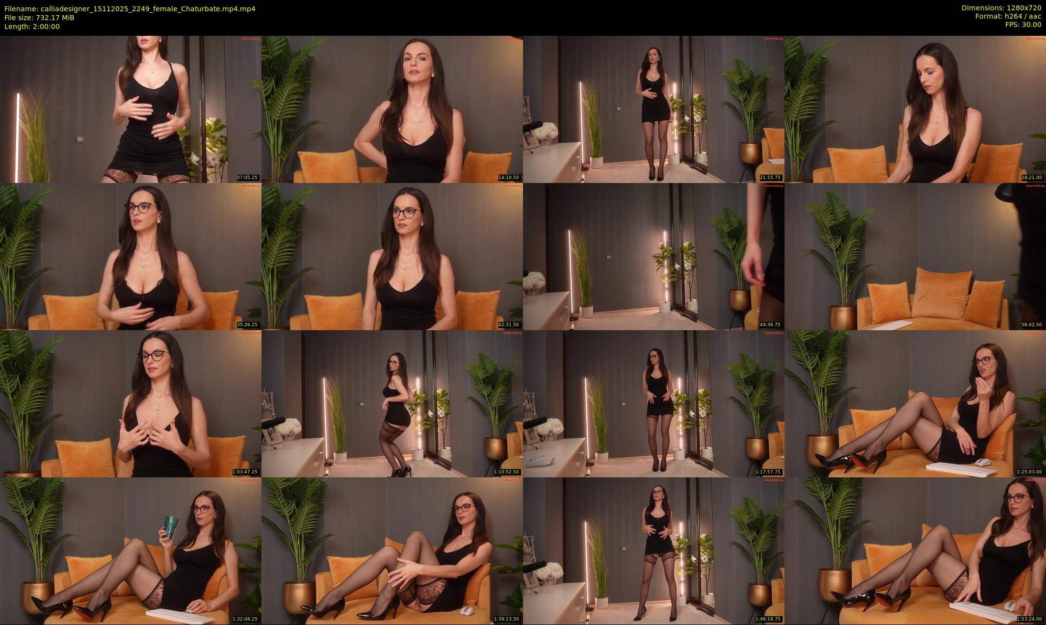 calliadesigner — 120 minute Chaturbate female cam show recording, 720p, Nov 15, 2025