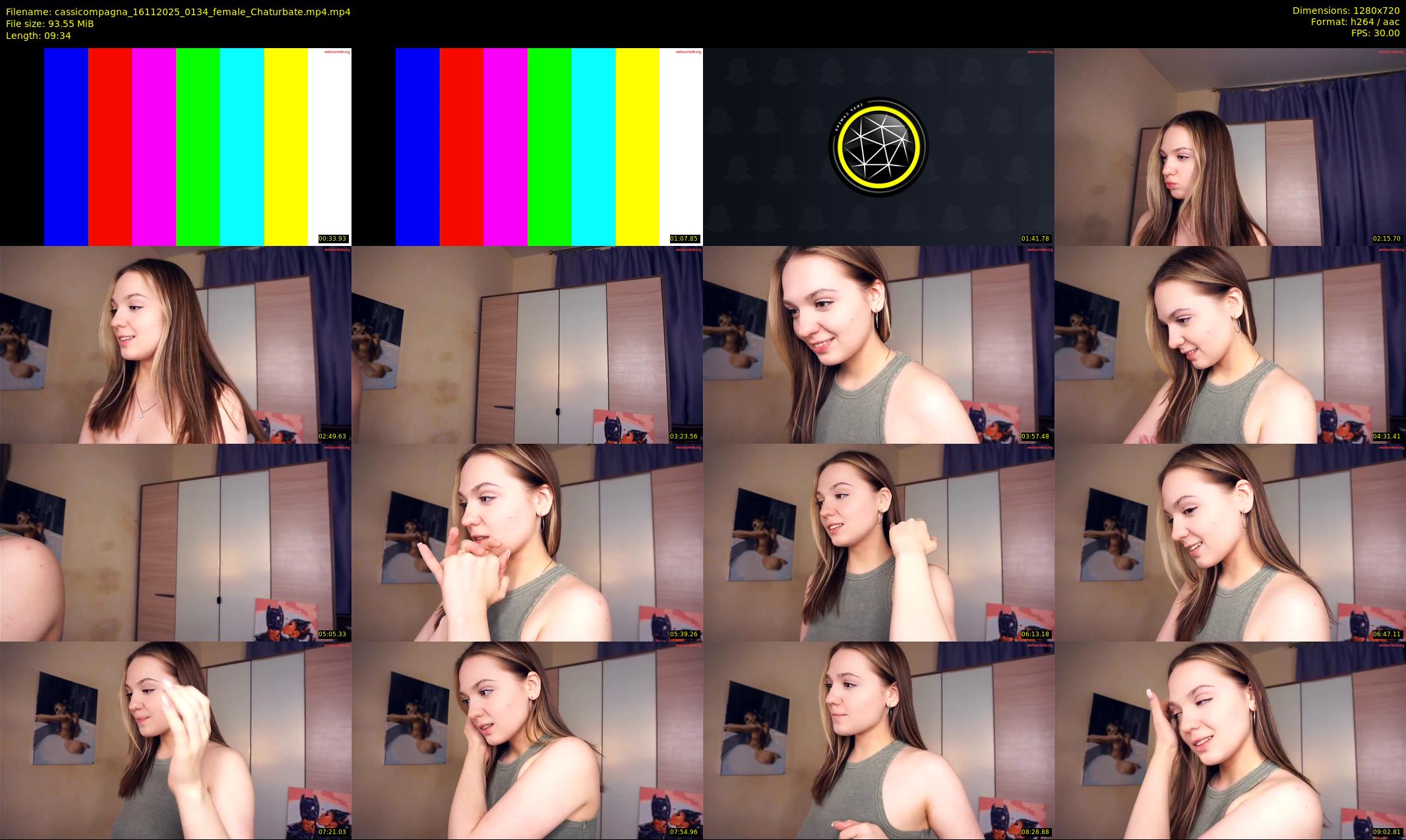 cassicompagna — 10 minute Chaturbate female cam show recording, 720p, Nov 16, 2025
