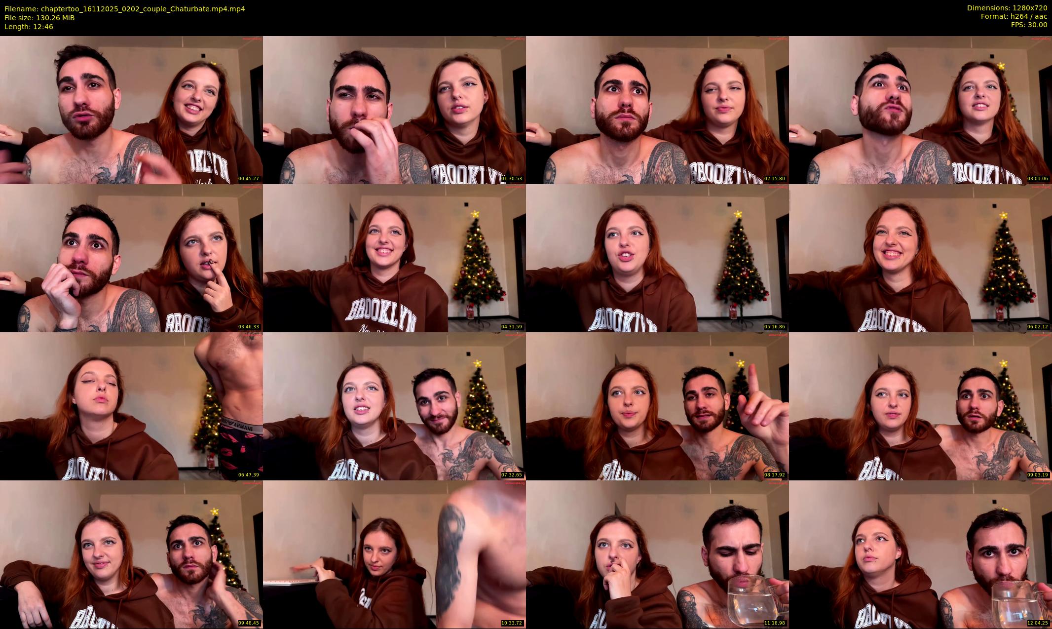 chaptertoo — 13 minute Chaturbate couple cam show recording, 720p, Nov 16, 2025