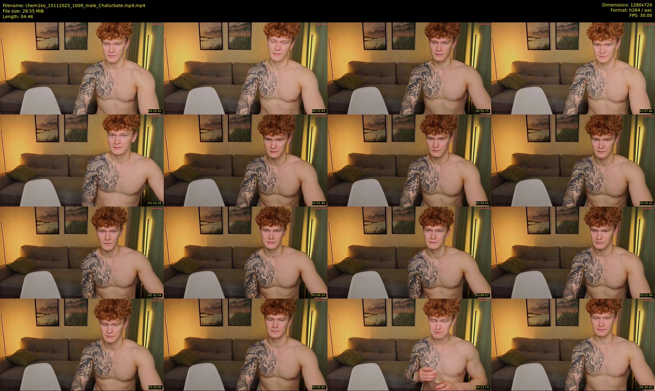 chem1ko — 5 minute Chaturbate male cam show recording, 720p, Nov 15, 2025