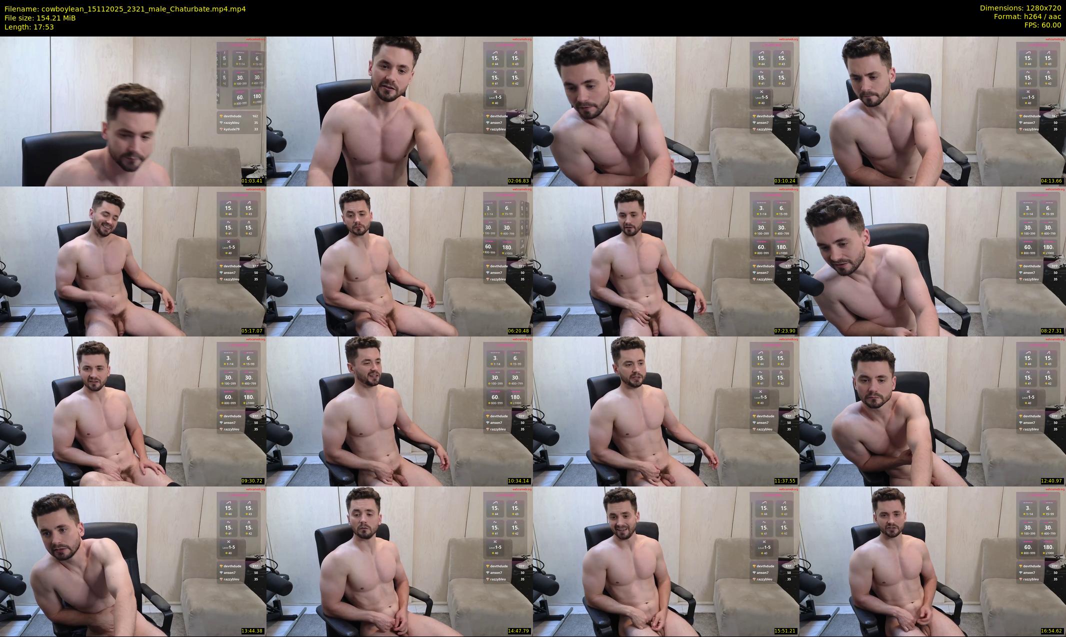 cowboylean — 18 minute Chaturbate male cam show recording, 720p, Nov 15, 2025