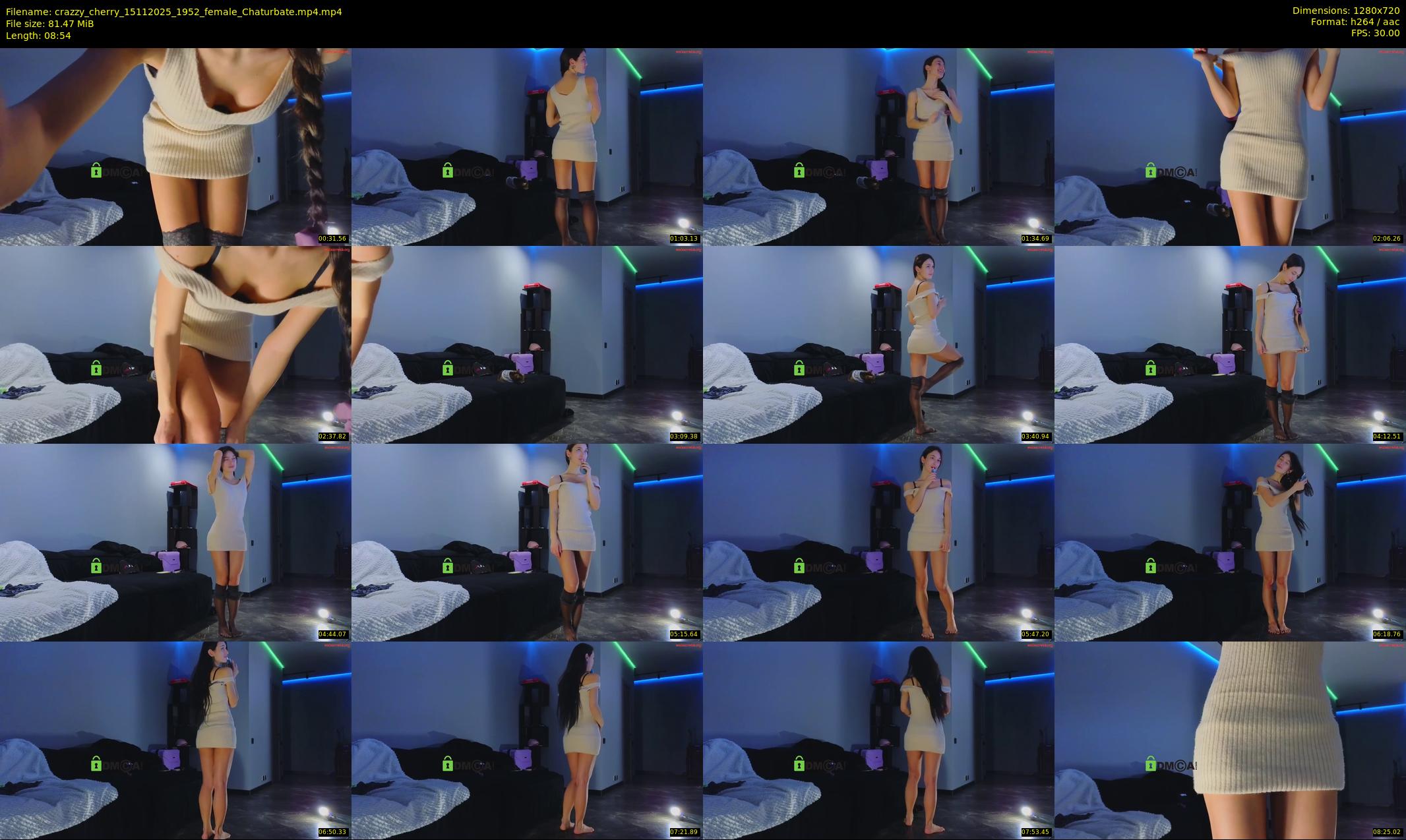 crazzy_cherry — 9 minute Chaturbate female cam show recording, 720p, Nov 15, 2025