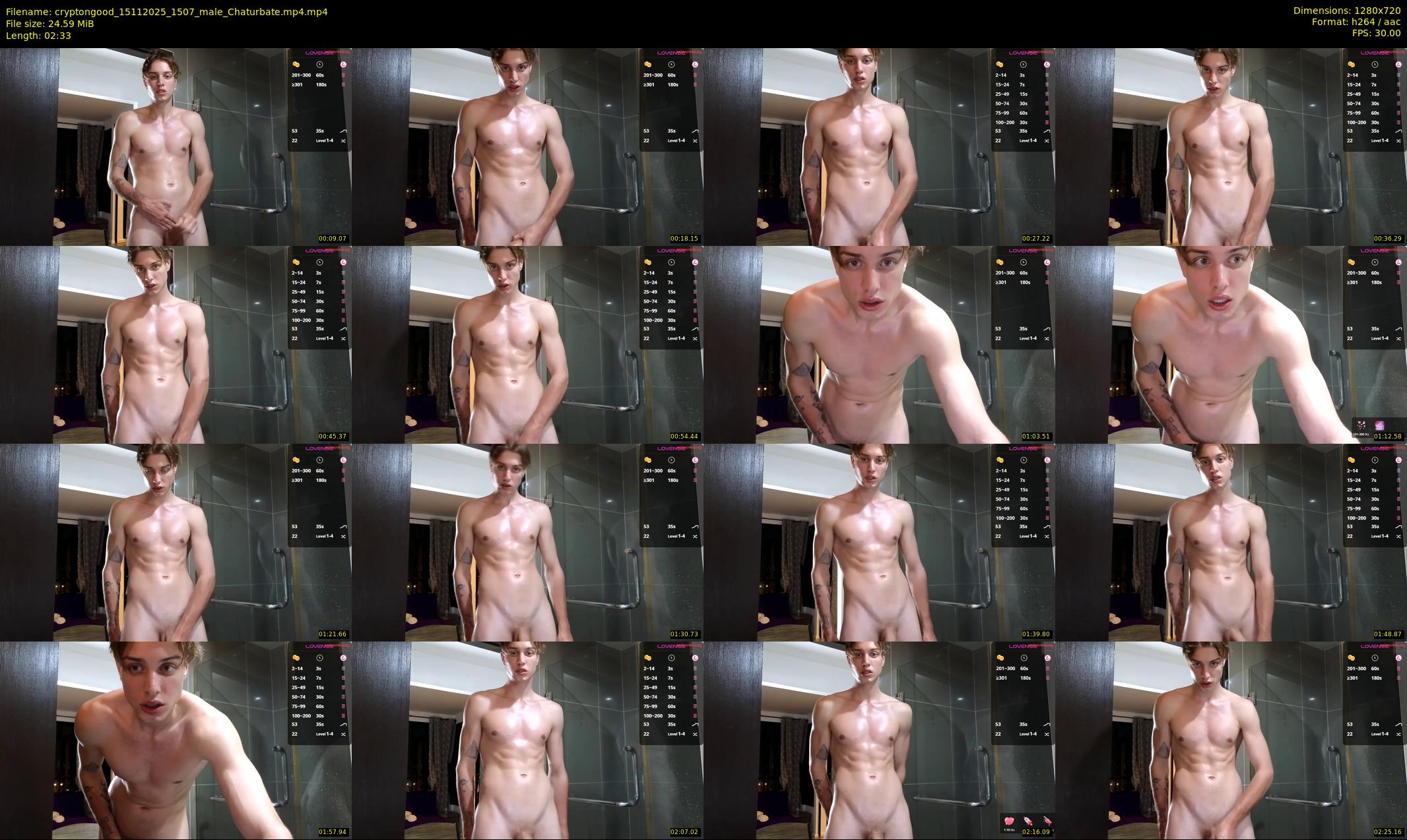 cryptongood — 3 minute Chaturbate male cam show recording, 720p, Nov 15, 2025