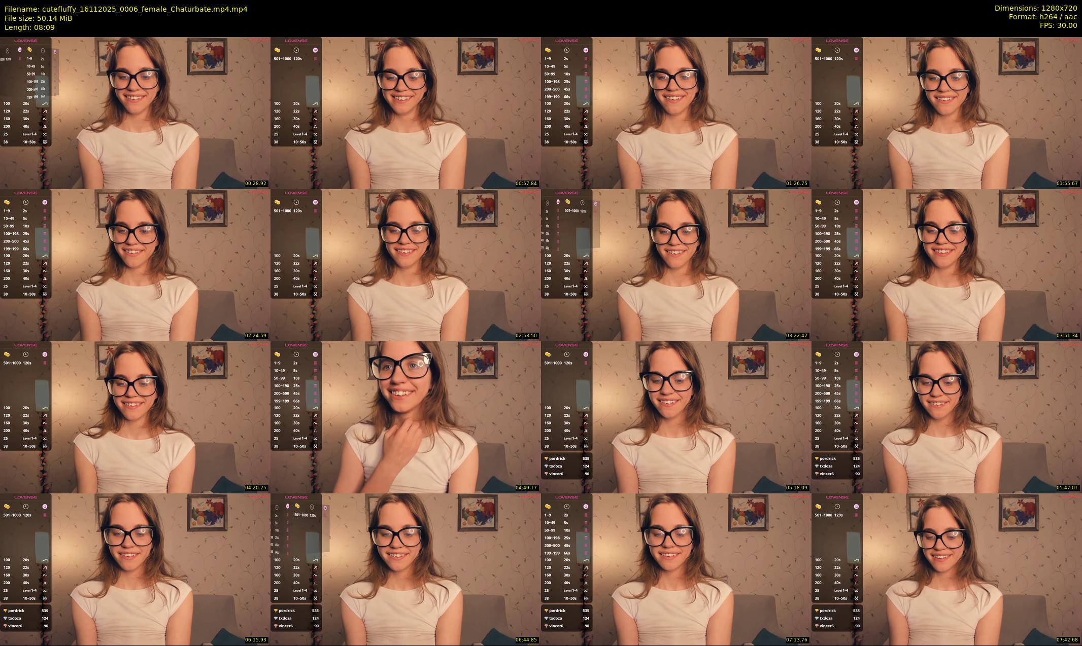 cutefluffy — 9 minute Chaturbate female cam show recording, 720p, Nov 16, 2025