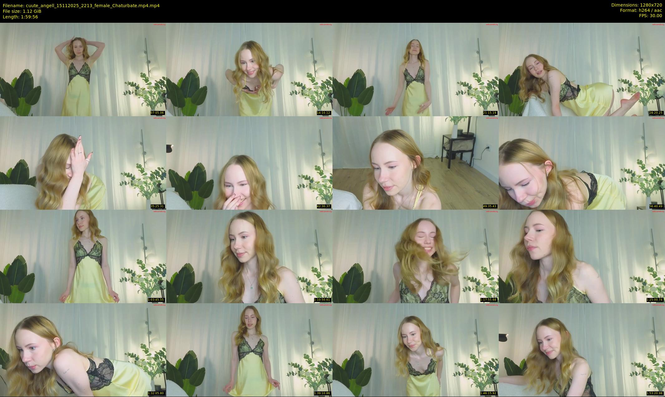 cuute_angell — 120 minute Chaturbate female cam show recording, 720p, Nov 15, 2025