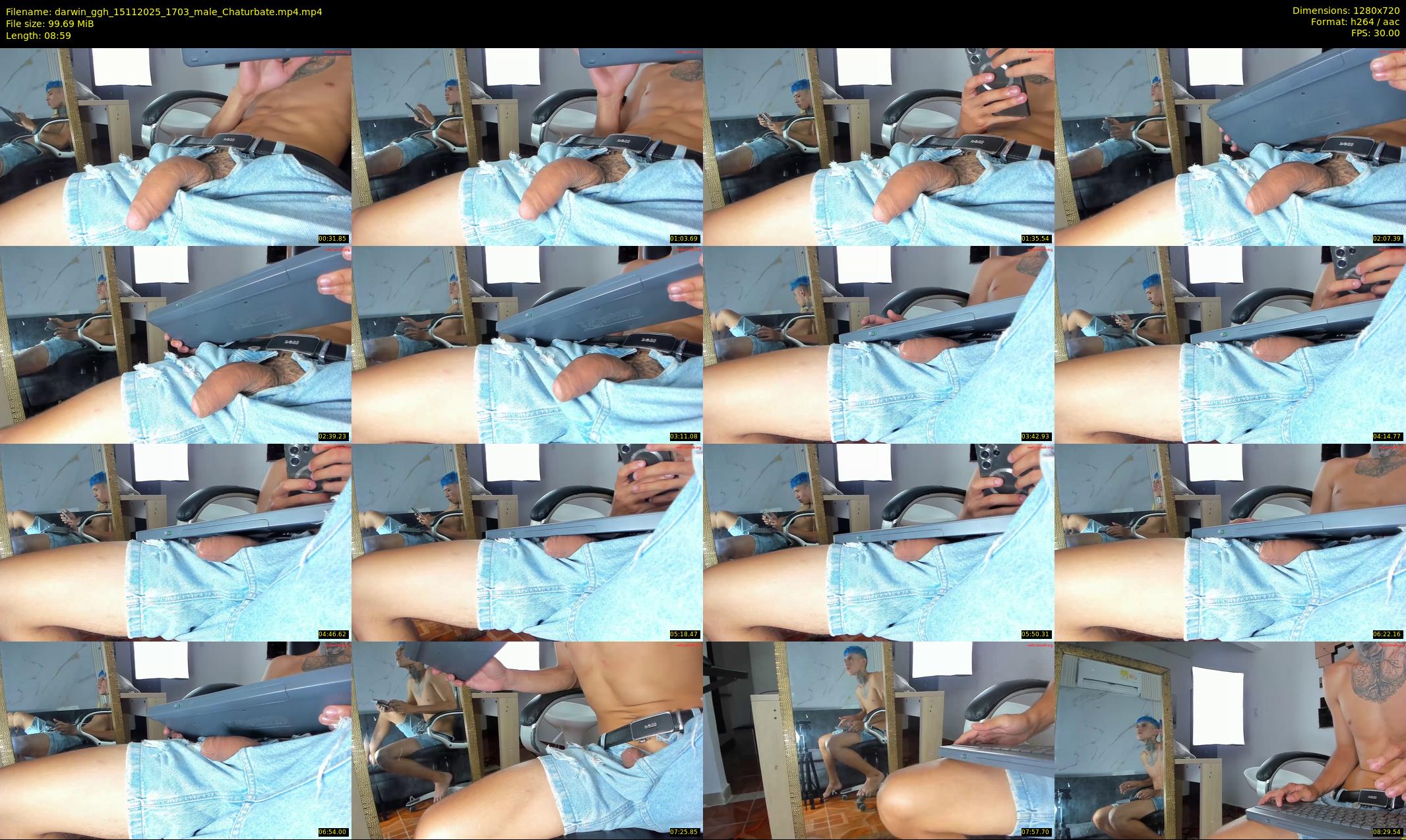 darwin_ggh — 9 minute Chaturbate male cam show recording, 720p, Nov 15, 2025
