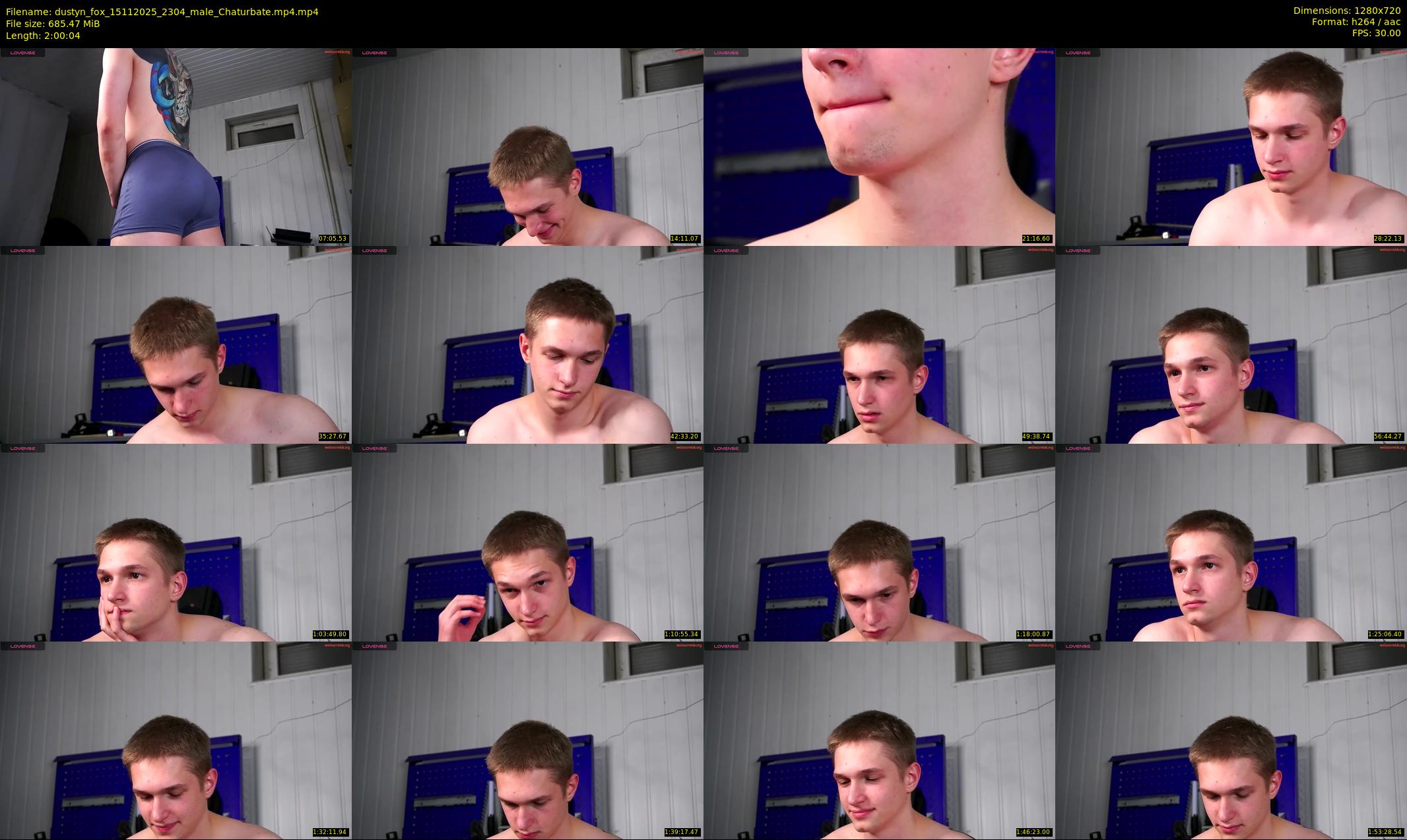 dustyn_fox — 121 minute Chaturbate male cam show recording, 720p, Nov 15, 2025