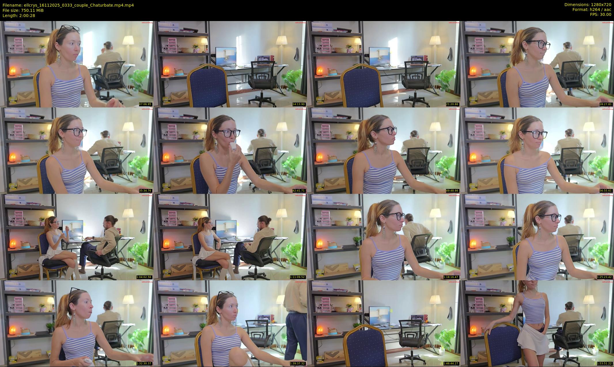 ellcrys — 121 minute Chaturbate couple cam show recording, 720p, Nov 16, 2025