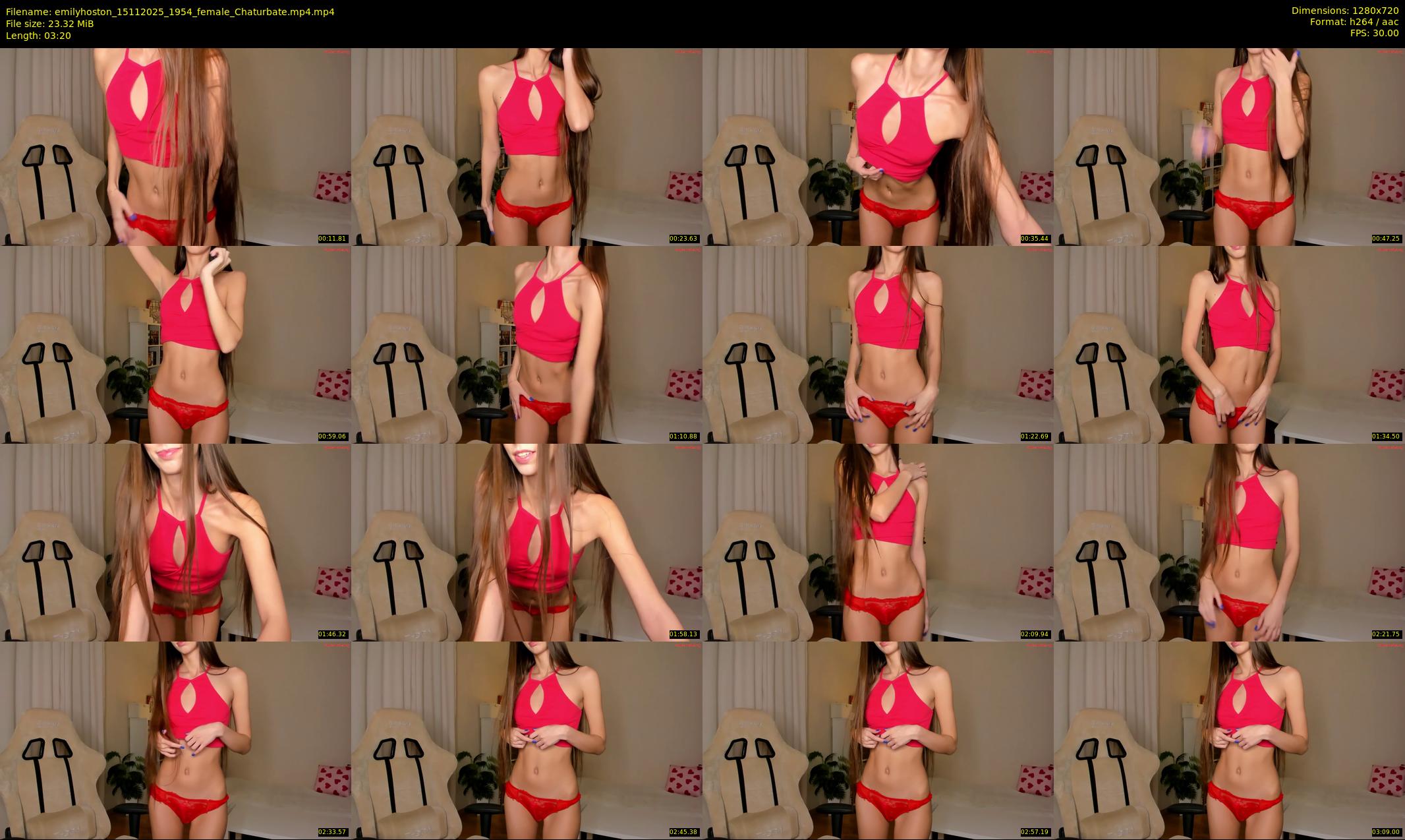 emilyhoston — 4 minute Chaturbate female cam show recording, 720p, Nov 15, 2025