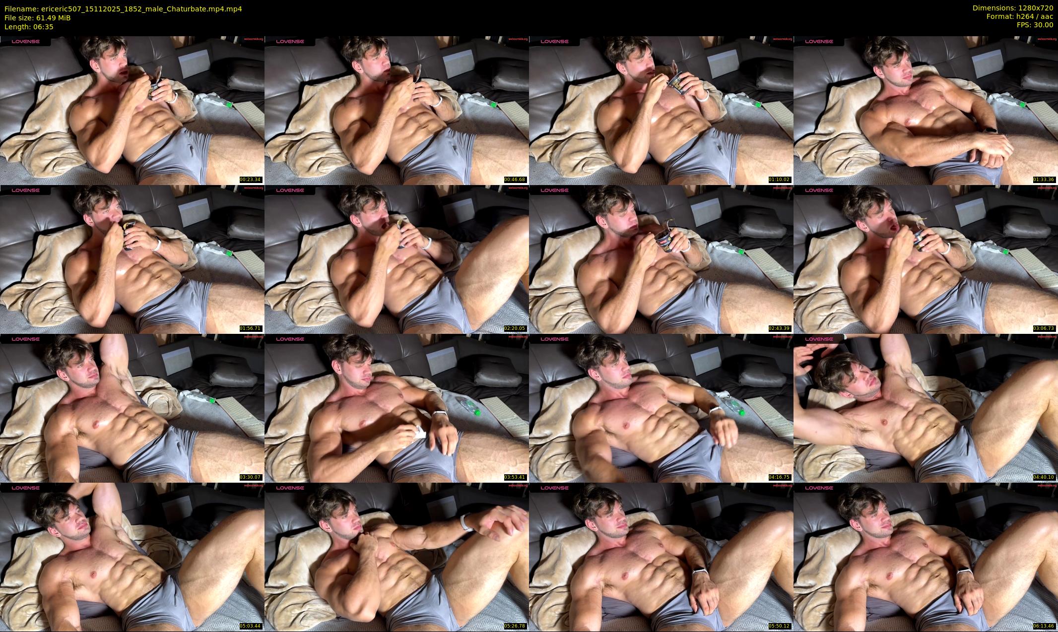 ericeric507 — 7 minute Chaturbate male cam show recording, 720p, Nov 15, 2025