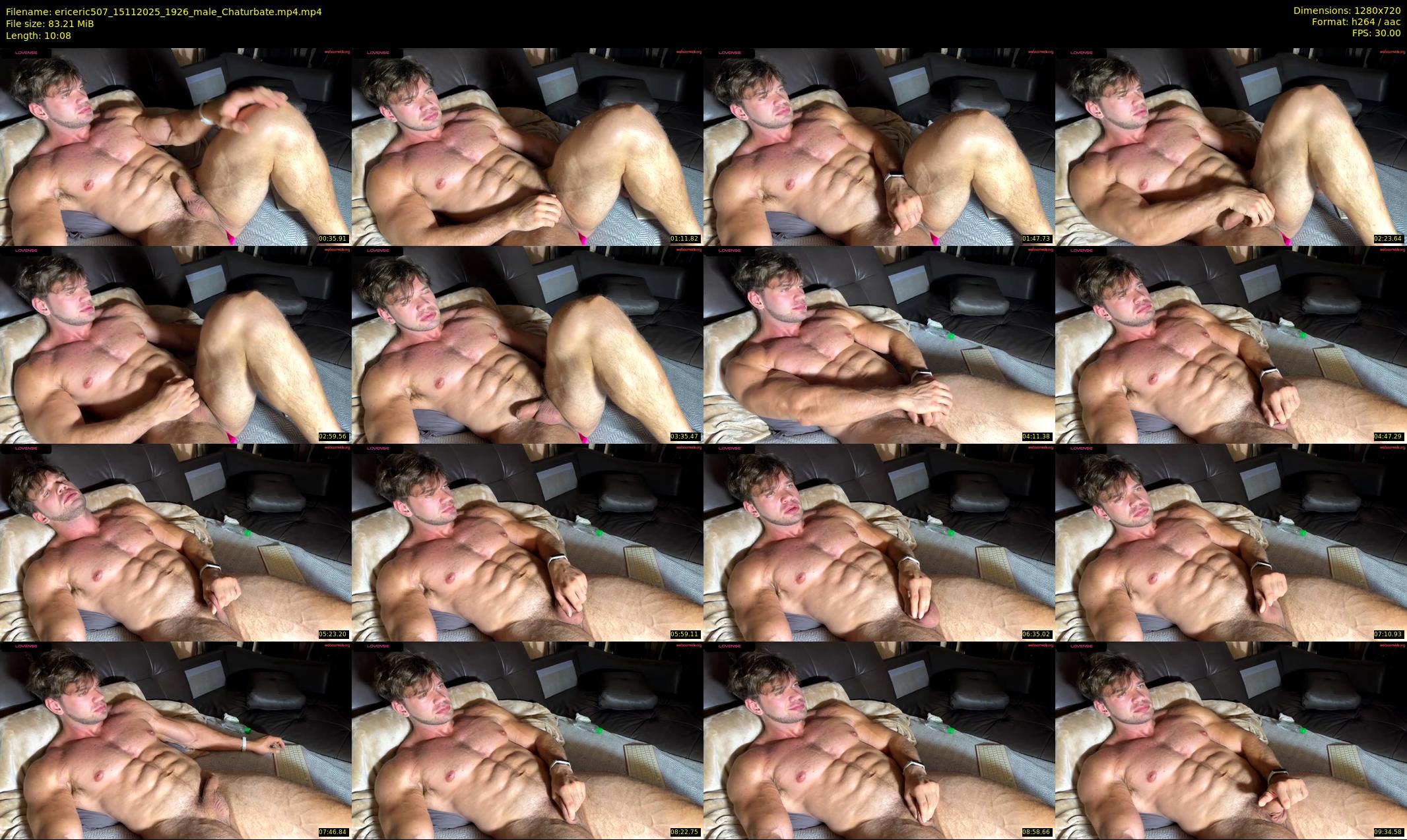 ericeric507 — 11 minute Chaturbate male cam show recording, 720p, Nov 15, 2025