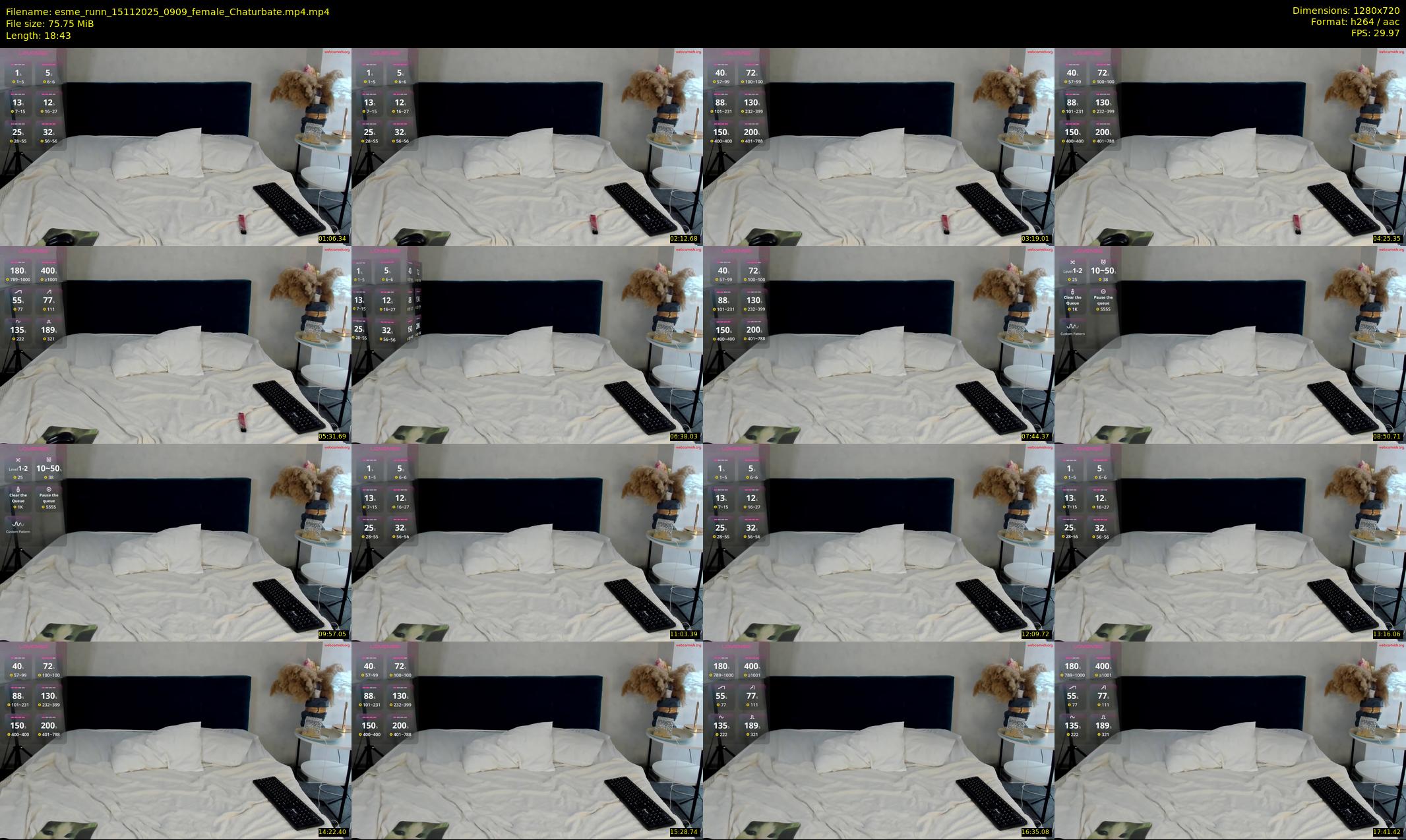 esme_runn — 19 minute Chaturbate female cam show recording, 720p, Nov 15, 2025