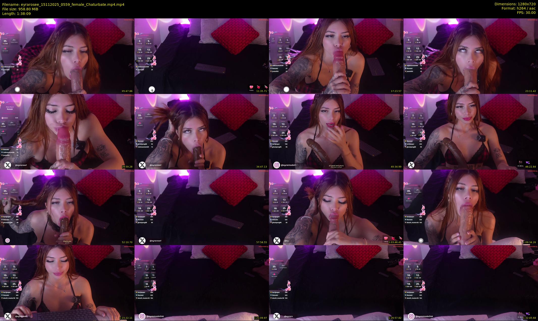 eyrarosee — 99 minute Chaturbate female cam show recording, 720p, Nov 15, 2025